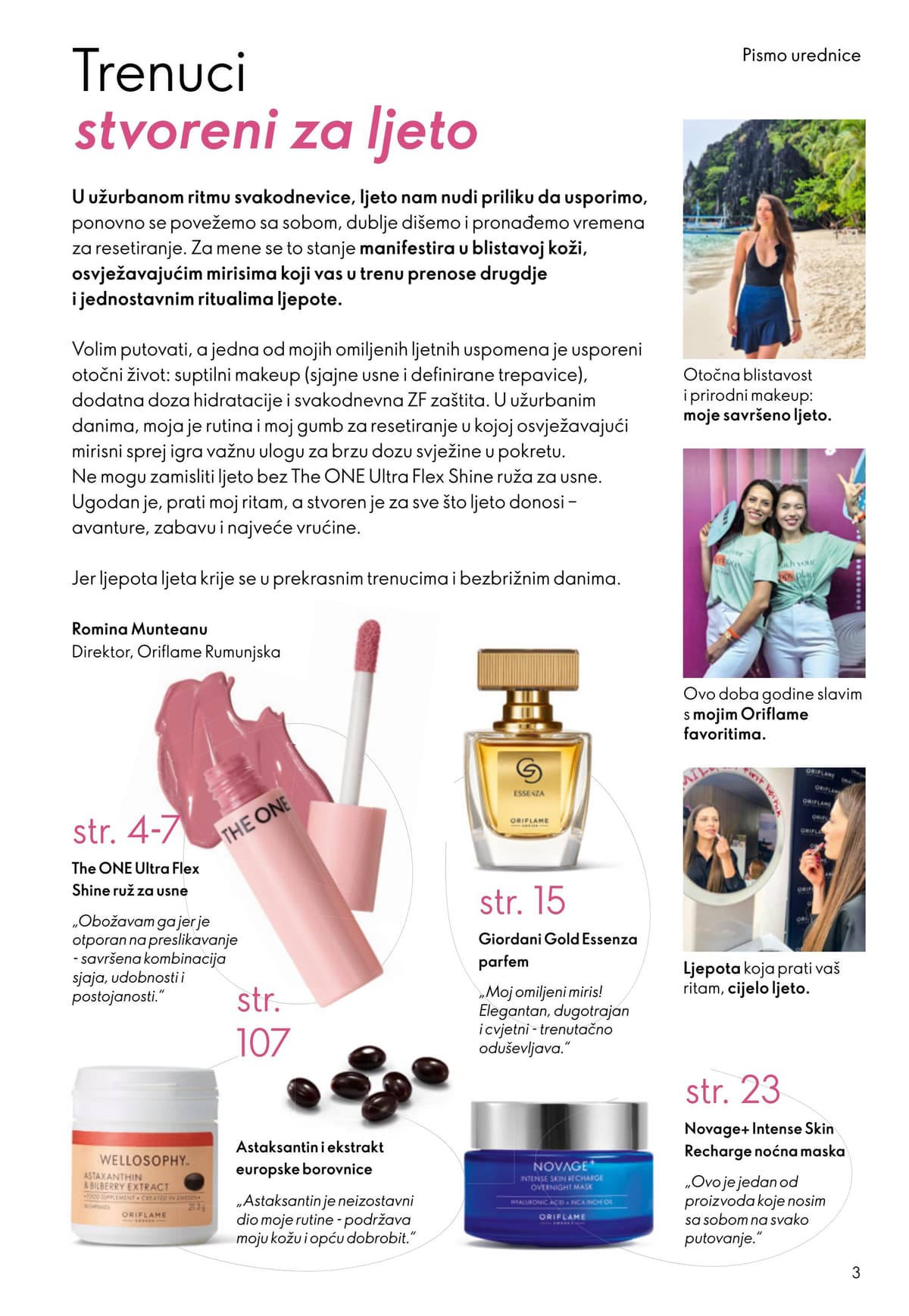 Stranica 3. Oriflame kataloga - Srpanj 2026. od 16.07.2026