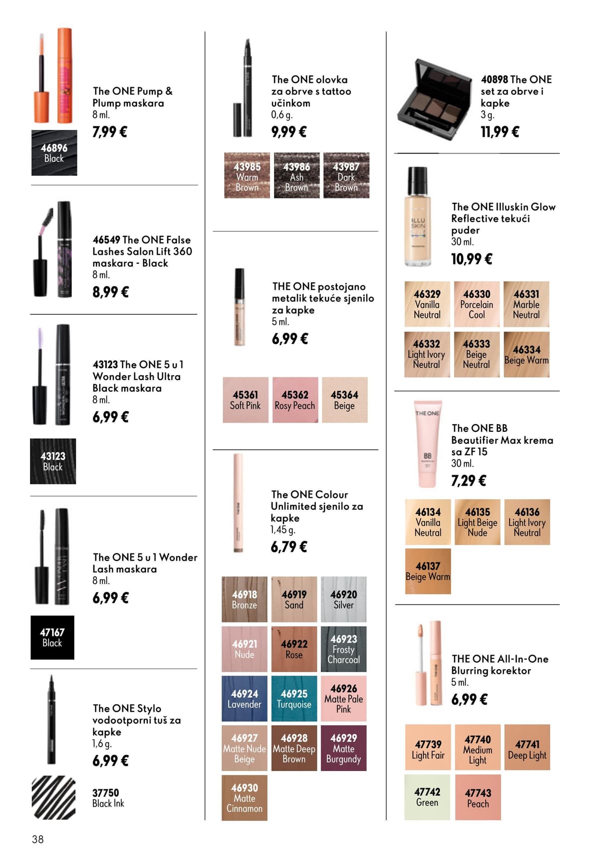 Stranica 38. Oriflame kataloga - Kolovoz 2026. od 02.08.2026.