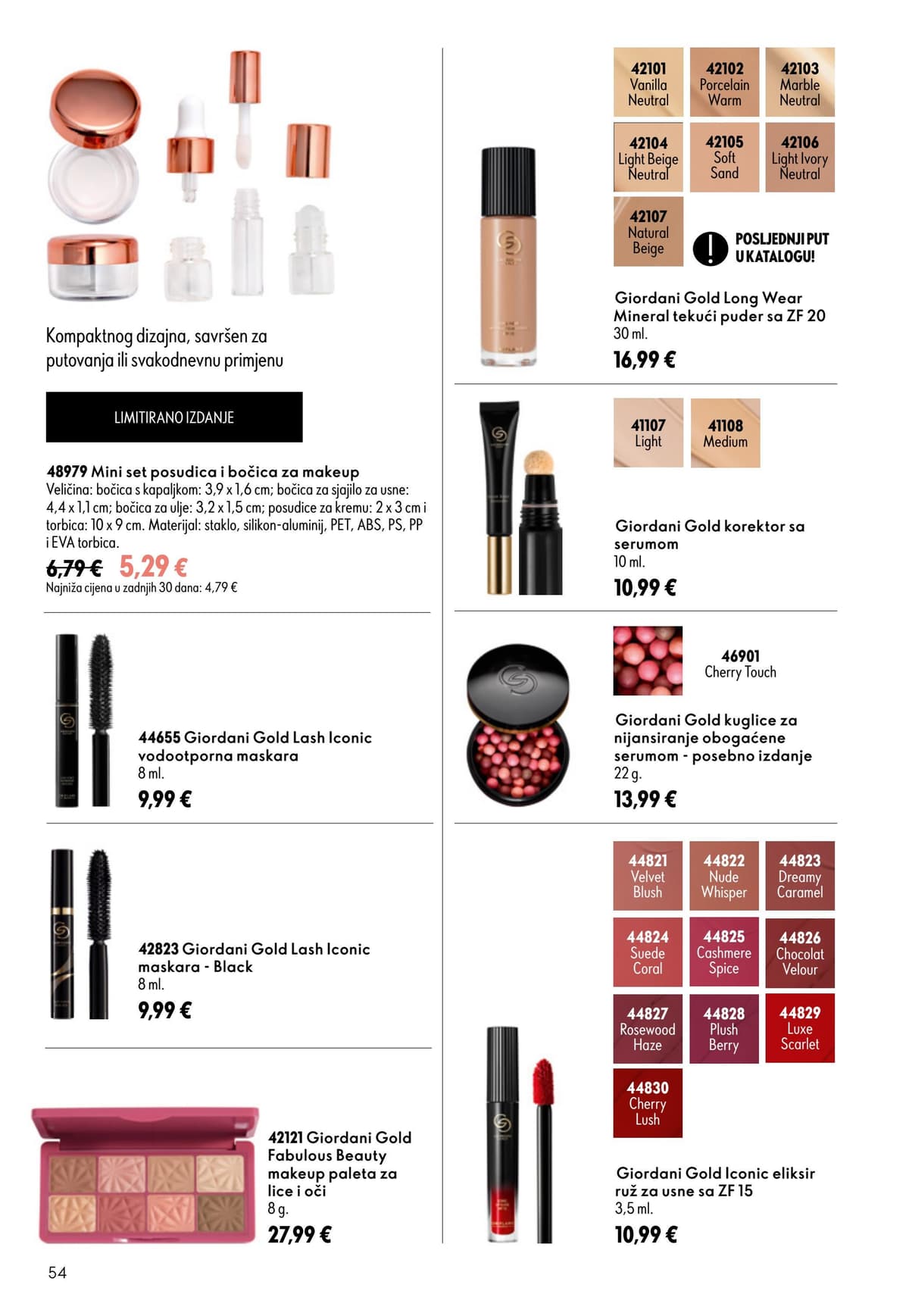 Stranica 54. Oriflame kataloga - Kolovoz 2026. od 02.08.2026.