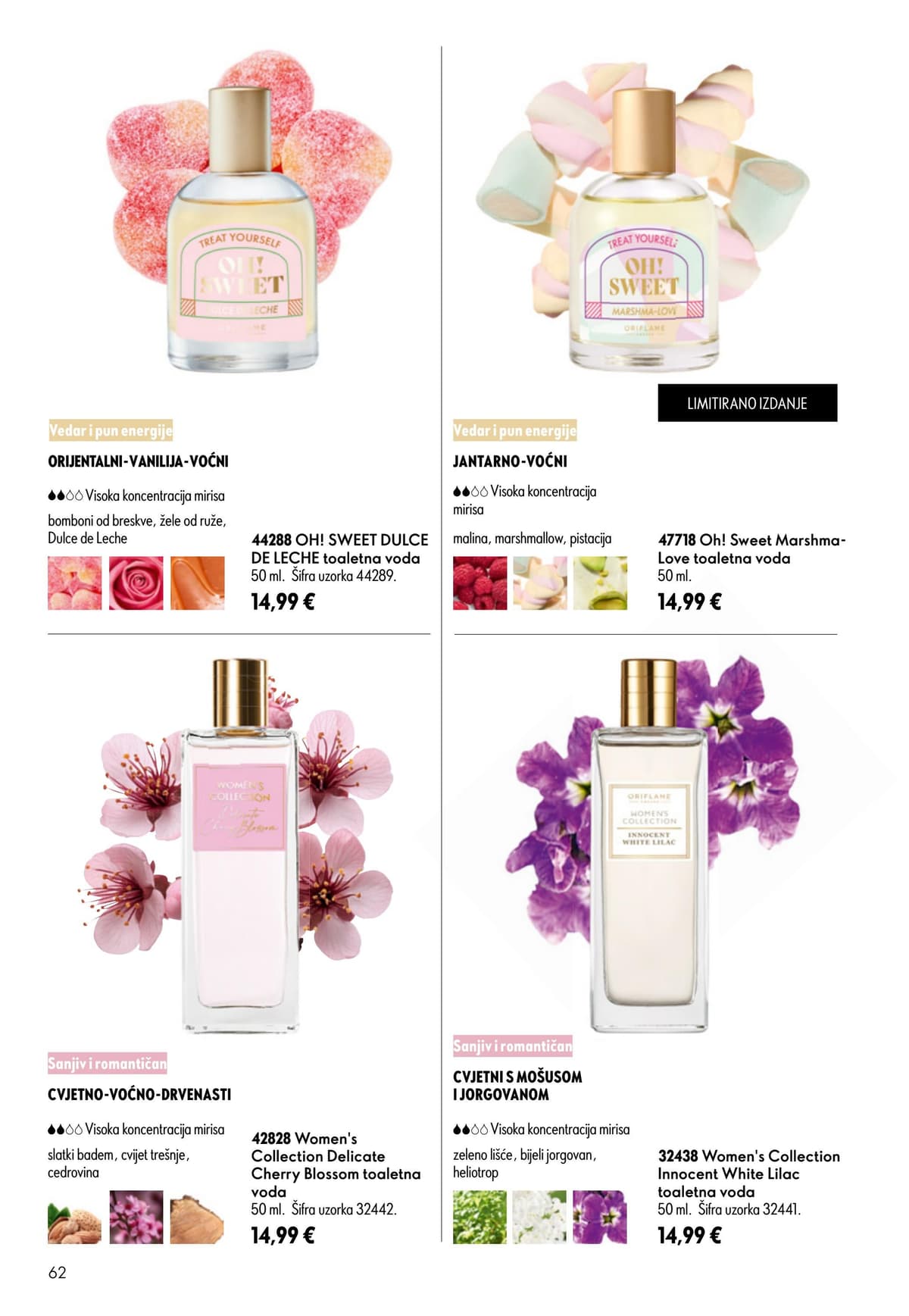 Stranica 62. Oriflame kataloga - Kolovoz 2026. od 02.08.2026.