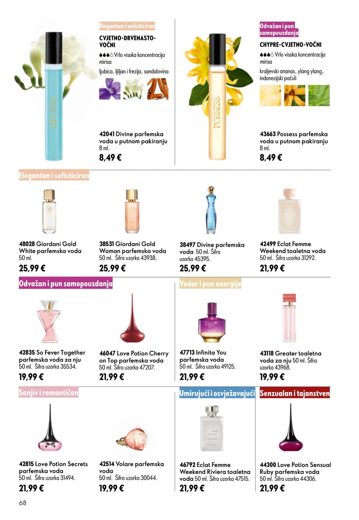Stranica 68. Oriflame kataloga - Kolovoz 2026. od 02.08.2026.
