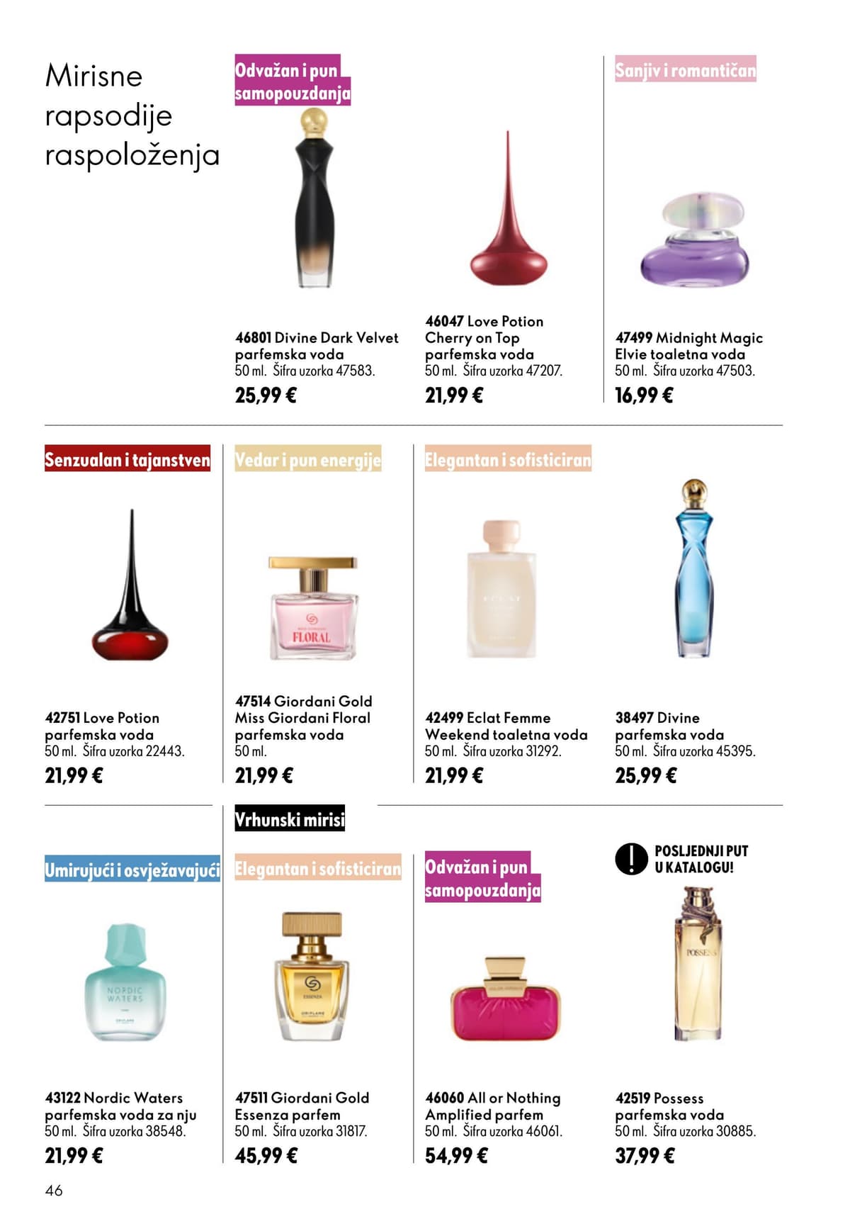Stranica 46. Oriflame kataloga - Akcijska Ponuda