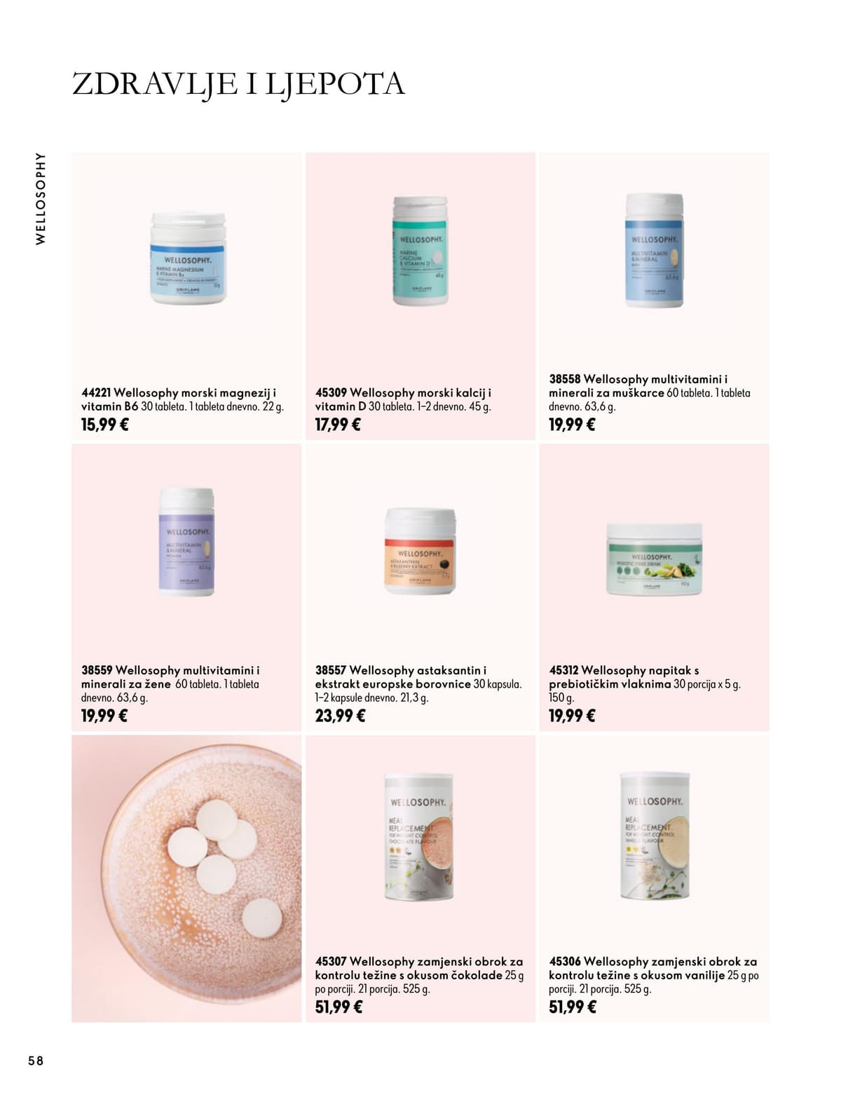 Stranica 58. Oriflame kataloga - Listopad 2026