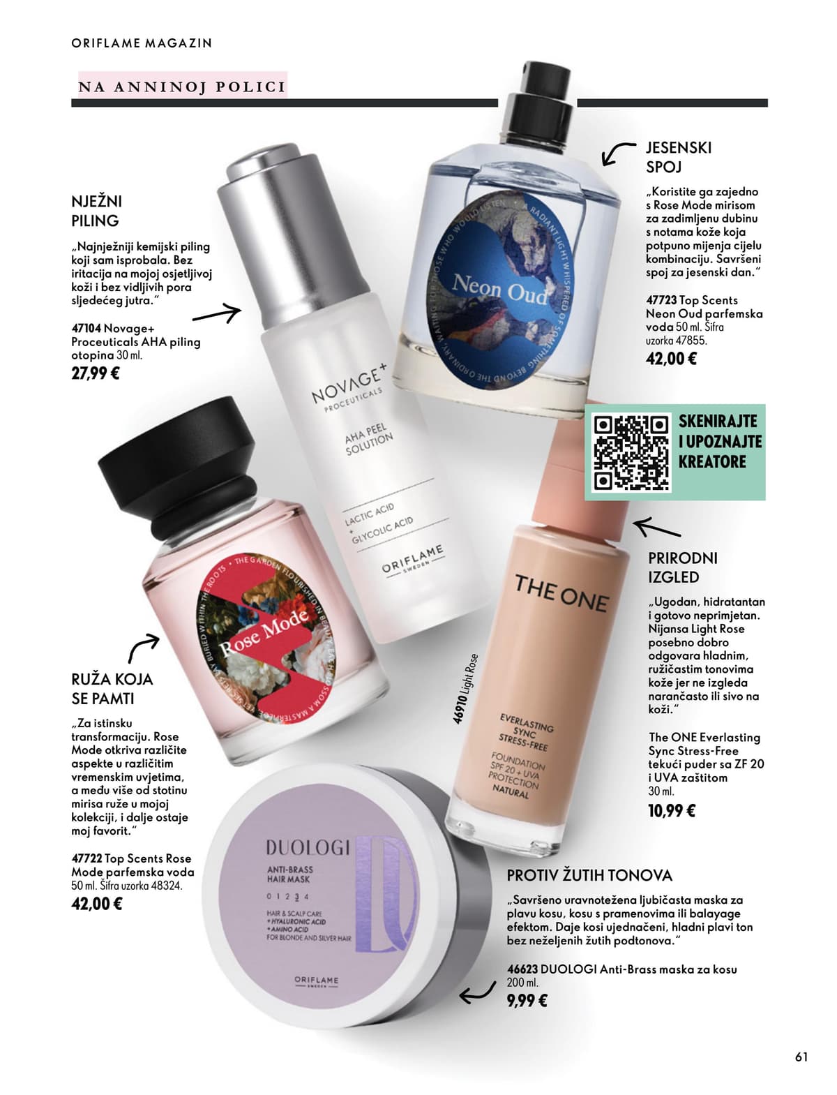 Stranica 61. Oriflame kataloga - Listopad 2026 od 16.10.2026.