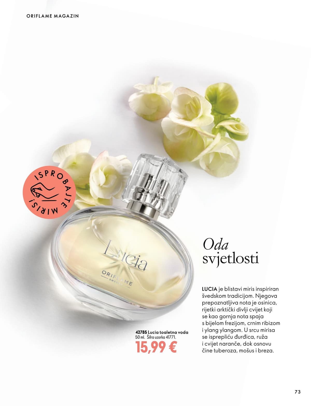 Stranica 73. Oriflame kataloga - Listopad 2026 od 16.10.2026.