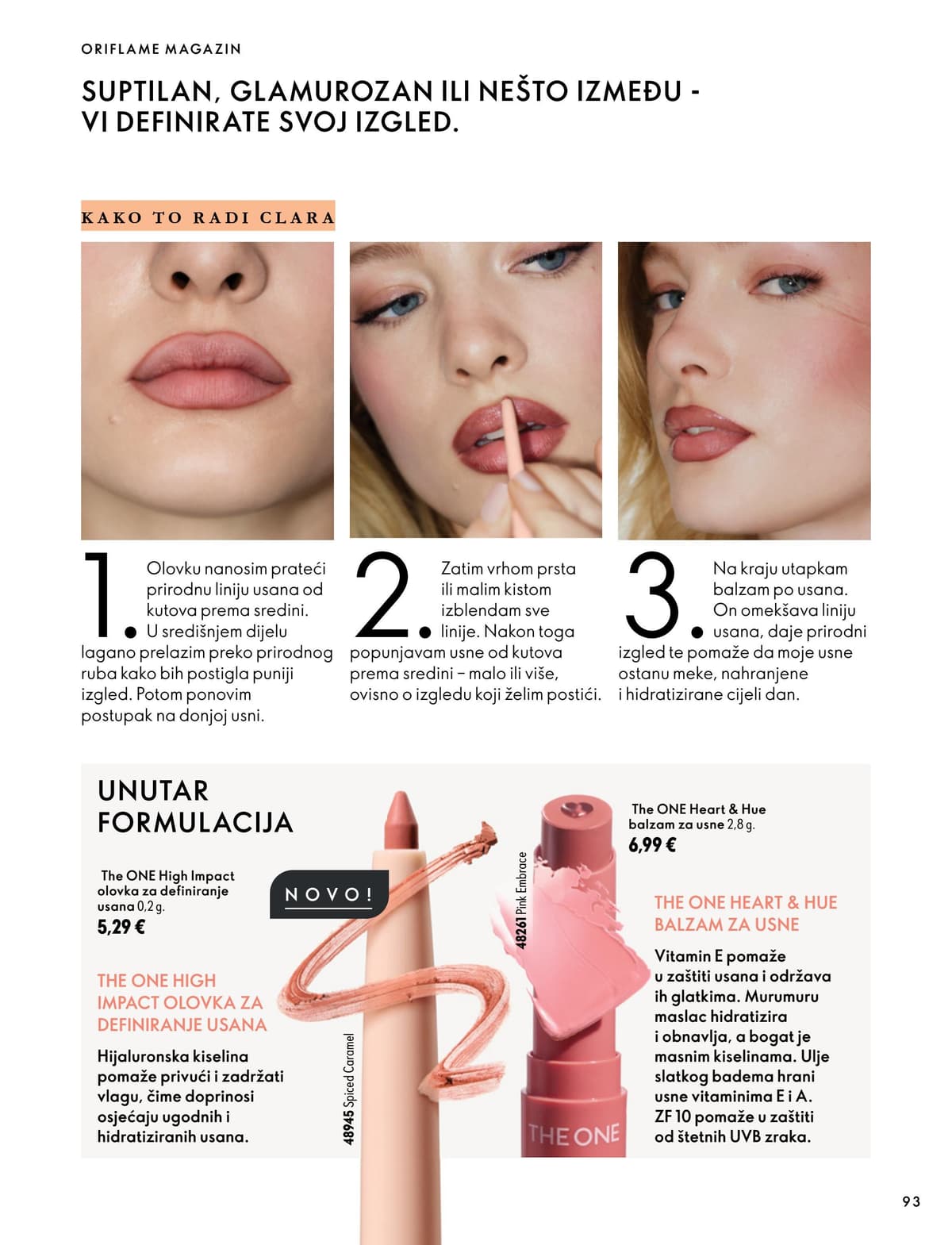 Stranica 93. Oriflame kataloga - Listopad 2026 od 16.10.2026.
