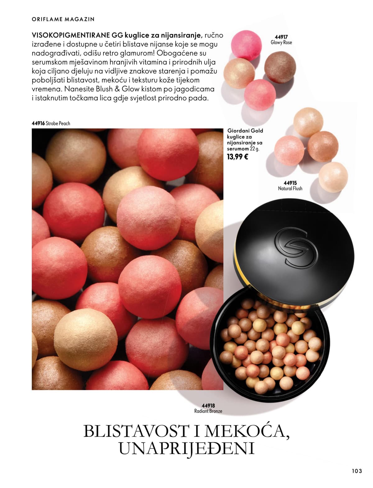 Stranica 103. Oriflame kataloga - Listopad 2026 od 16.10.2026.