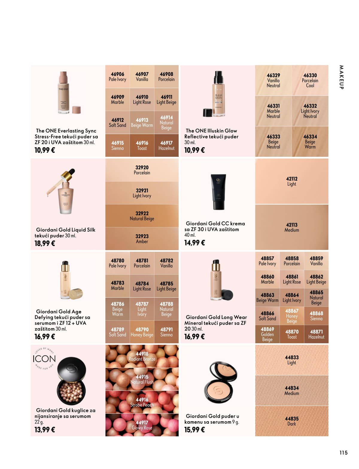 Stranica 115. Oriflame kataloga - Listopad 2026 od 16.10.2026.