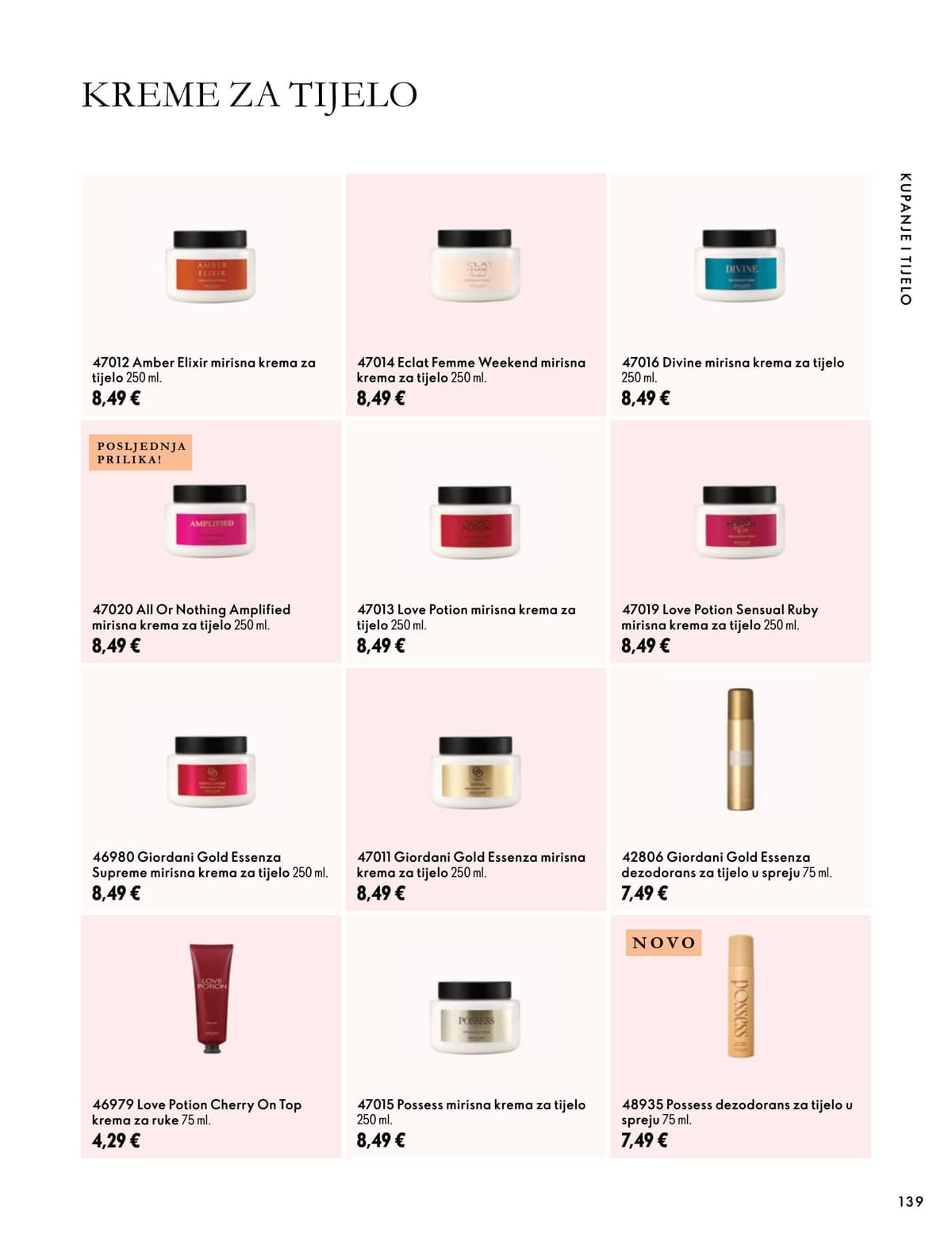Stranica 139. Oriflame kataloga - Listopad 2026 od 16.10.2026.