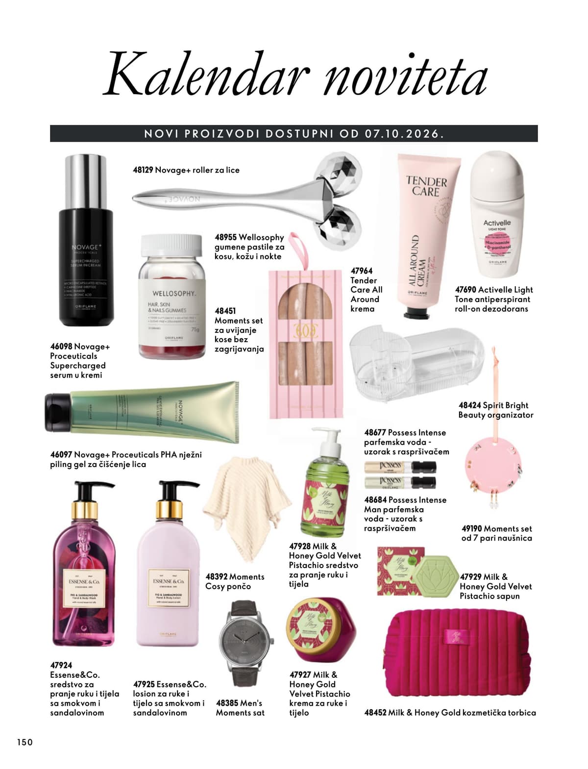 Stranica 150. Oriflame kataloga - Listopad 2026 od 16.10.2026.