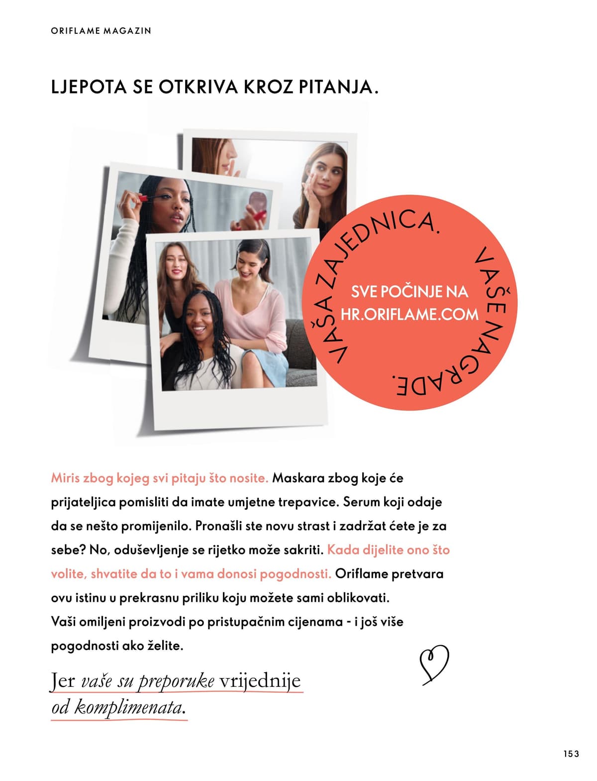 Stranica 153. Oriflame kataloga - Listopad 2026 od 16.10.2026.