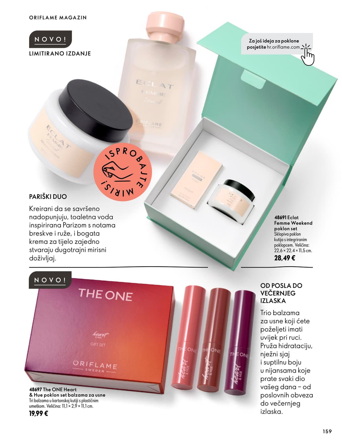 Stranica 159. Oriflame kataloga - Listopad 2026 od 16.10.2026.