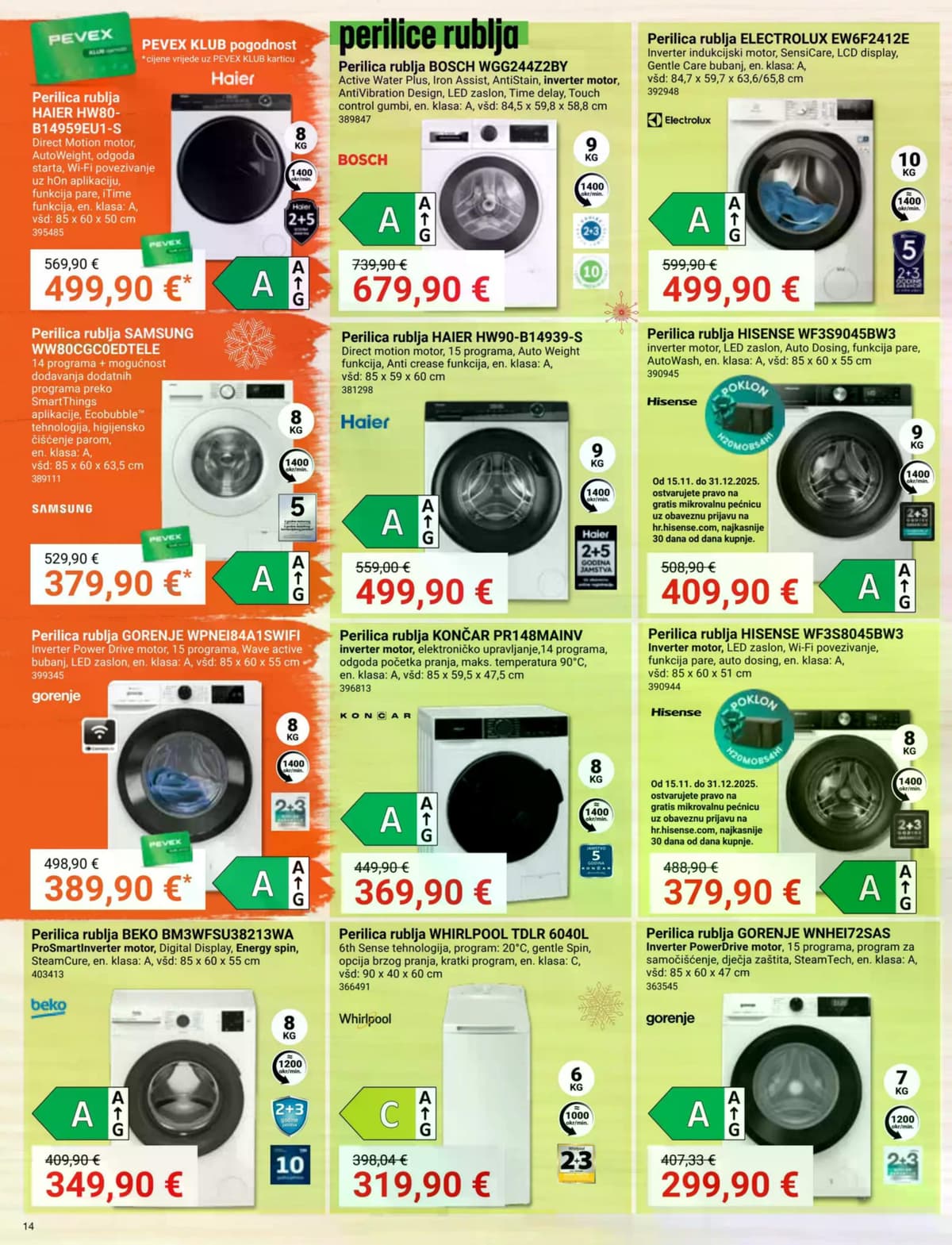 Stranica 14. Pevex kataloga - Prosinac od 27.02.2026.