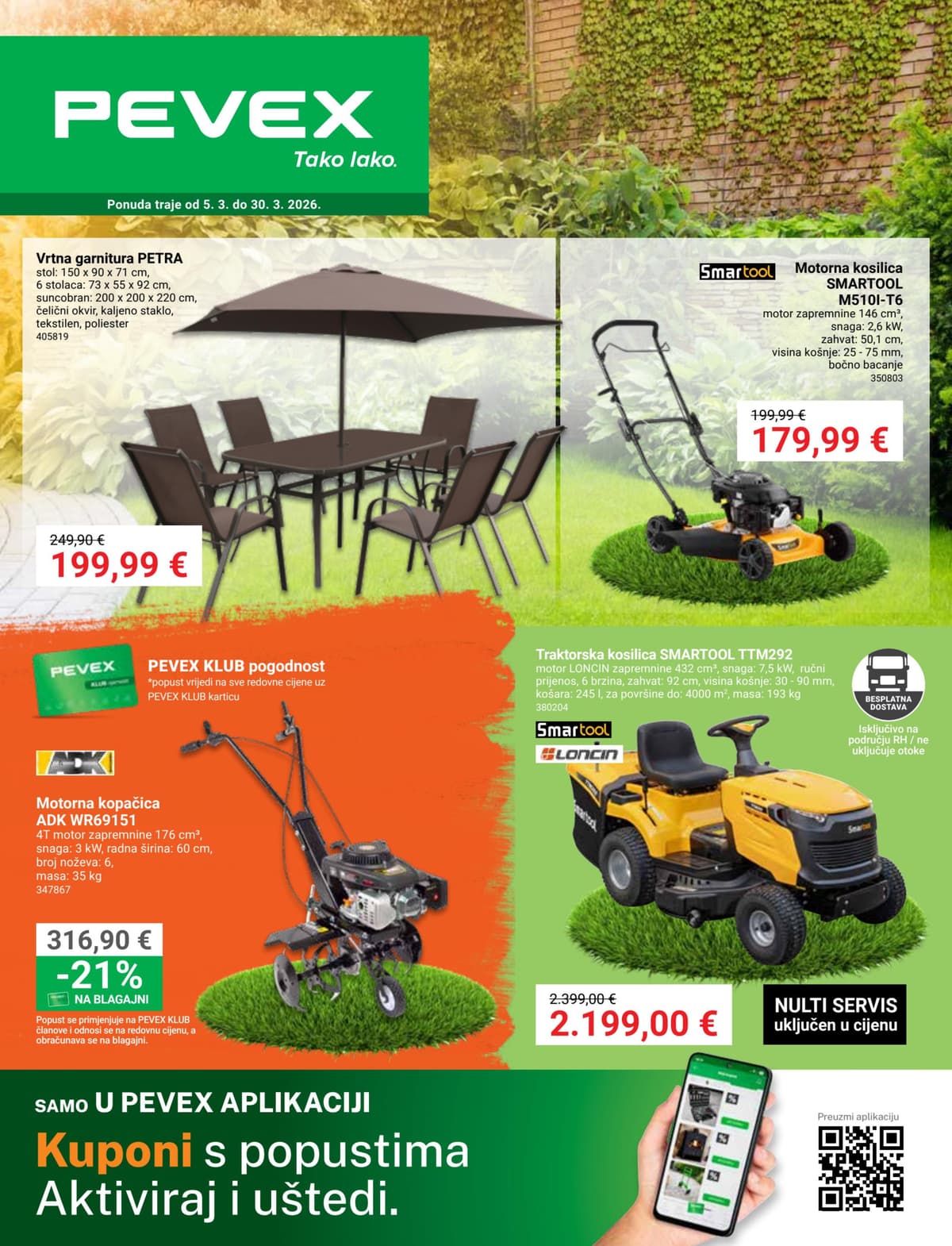 Stranica 1. Pevex kataloga - Ožujak 2026. od 15.03.2026.