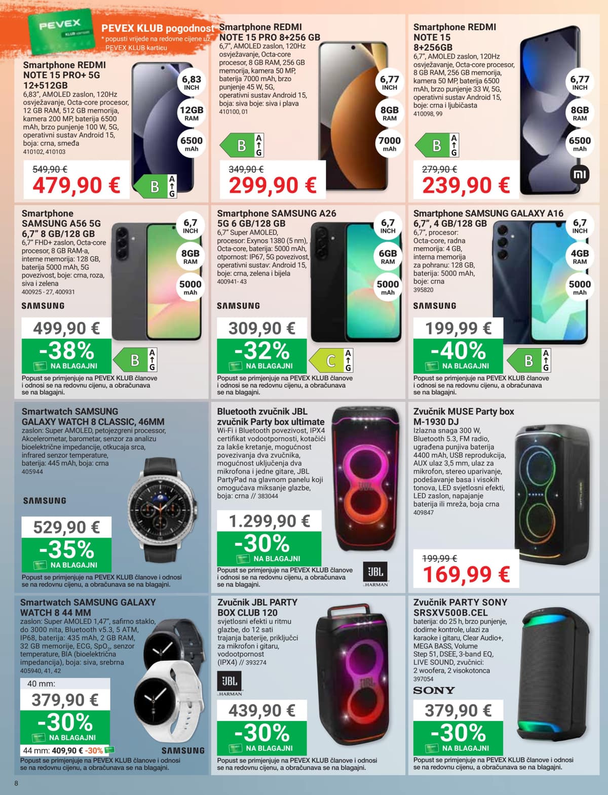 Stranica 8. Pevex kataloga - Ožujak 2026.