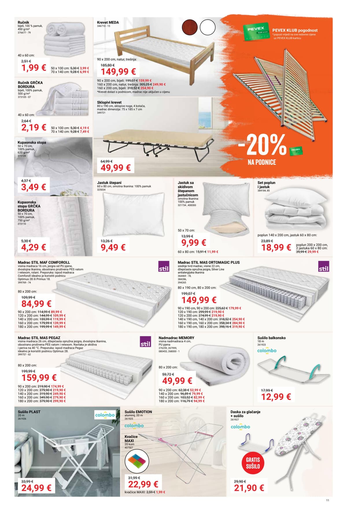 Stranica 11. Pevex kataloga - Opremanje Ožujak 2026.
