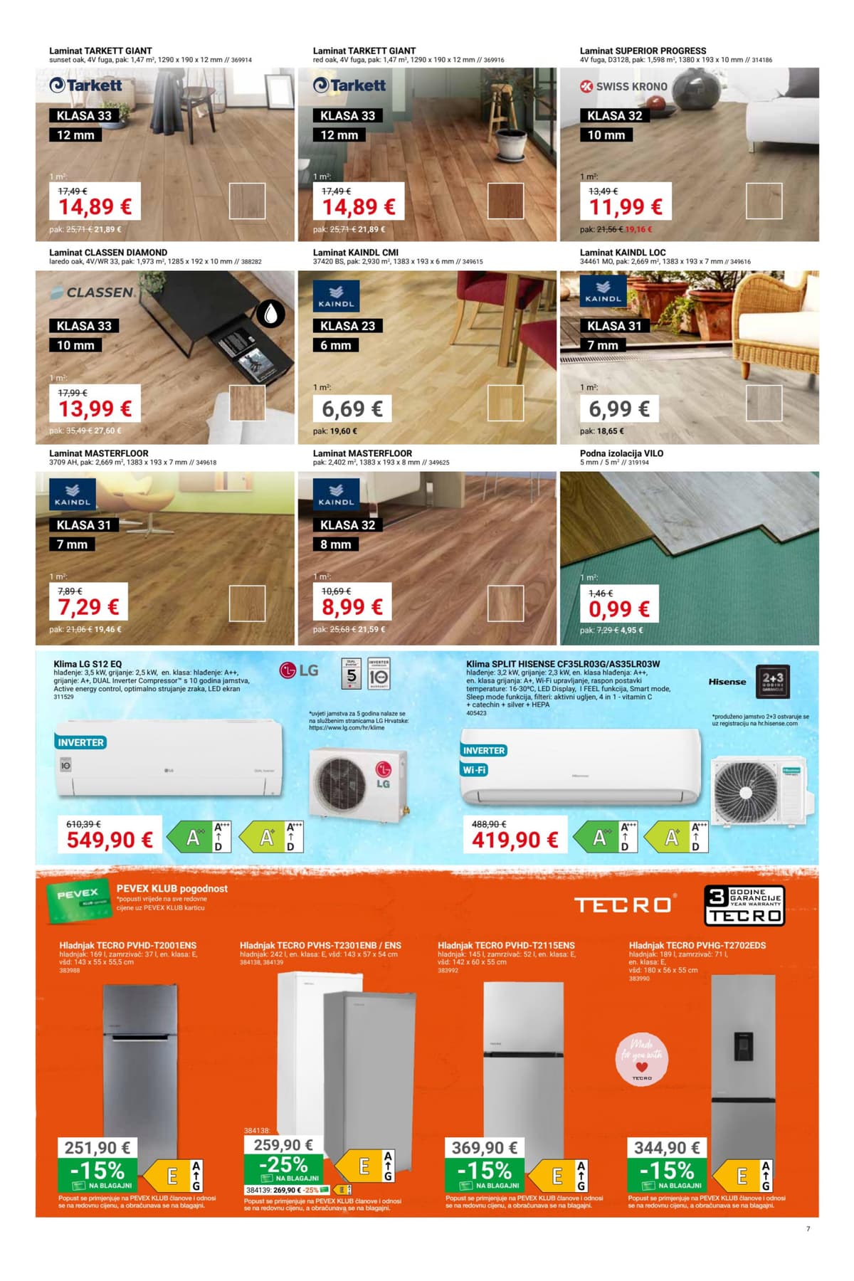 Stranica 7. Pevex kataloga - Opremanje Ožujak 2026.