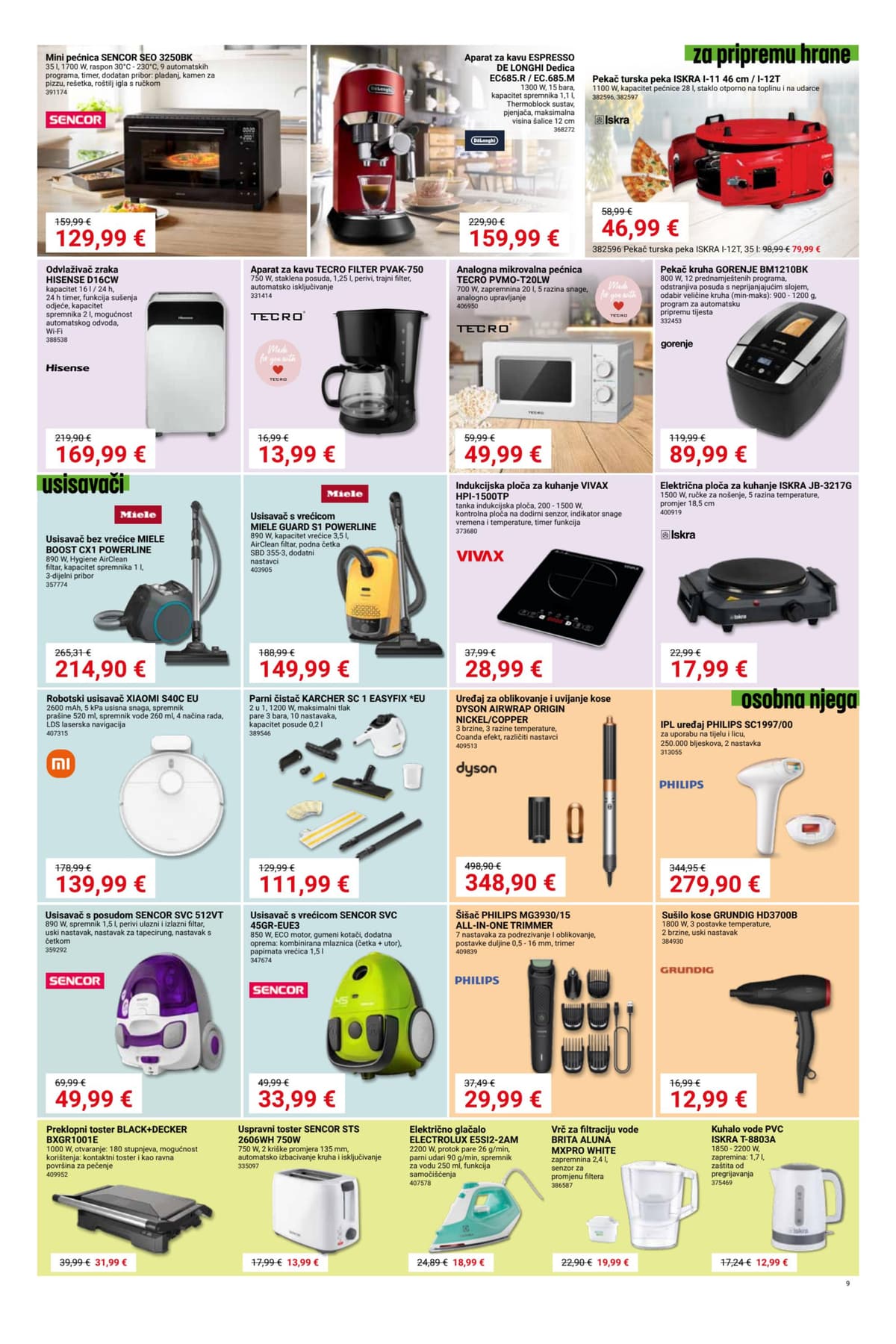 Stranica 9. Pevex kataloga - Opremanje Ožujak 2026.