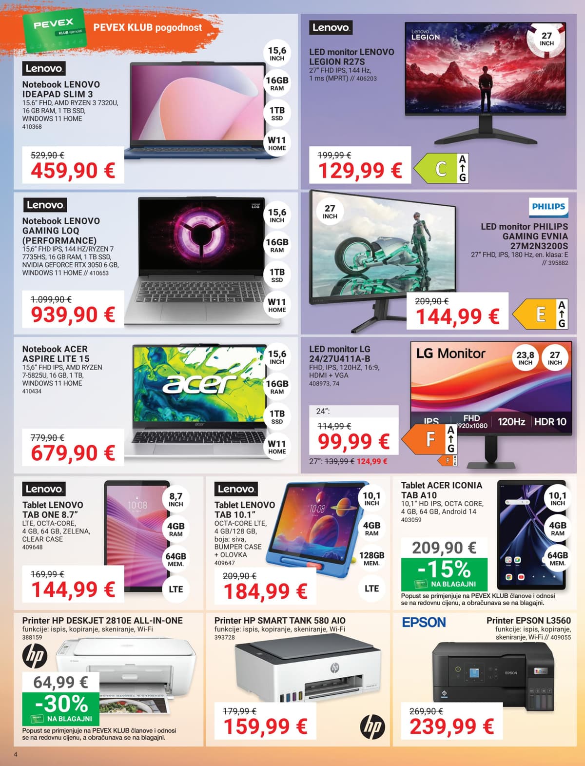 Stranica 4. Pevex kataloga - Travanj 2026