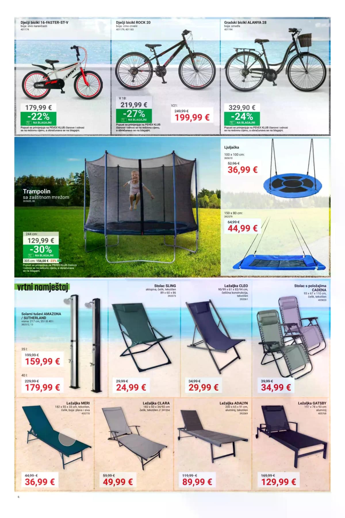 Stranica 6. Pevex kataloga - Roštilj i Rekreacija od 16.04.2026.