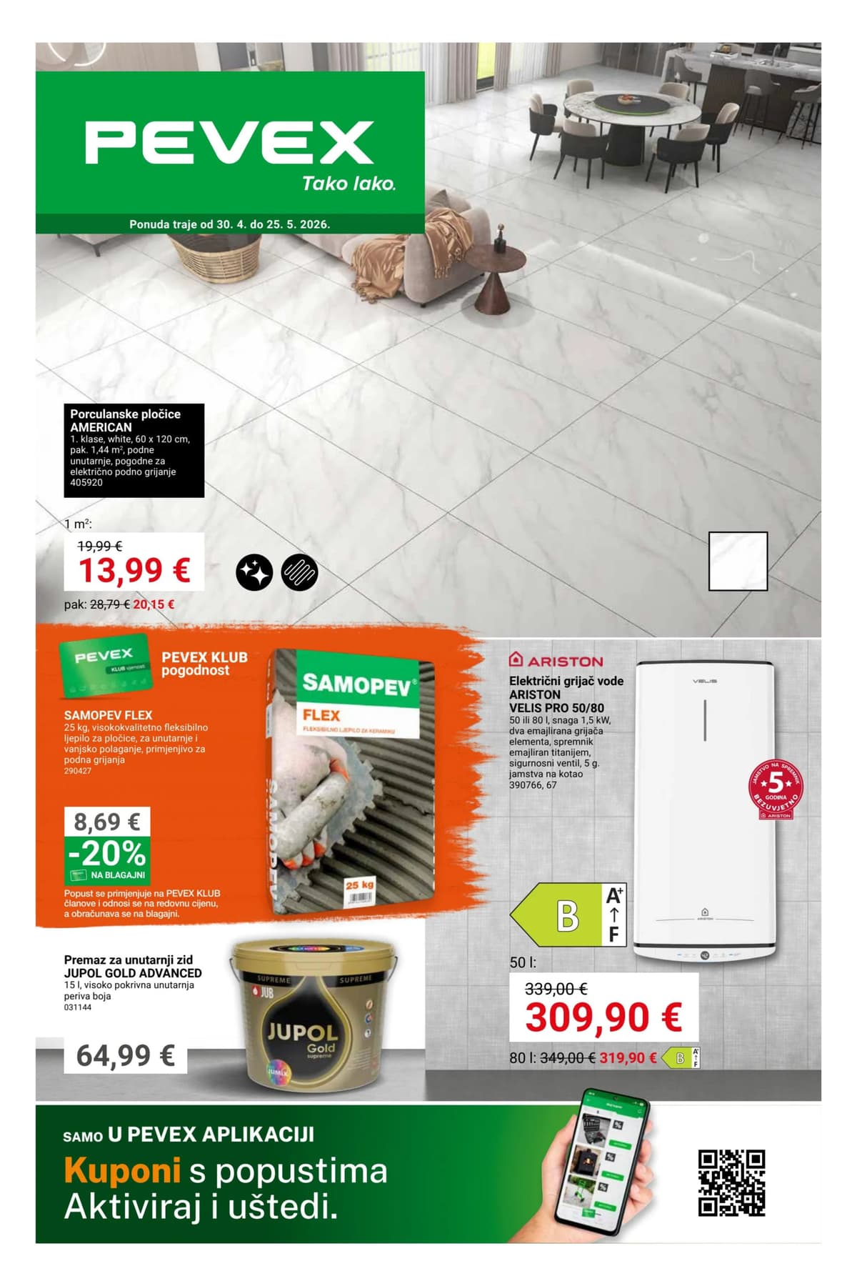 Stranica 1. Pevex kataloga - Gradnja Svibanj 2026. od 30.04.2026.
