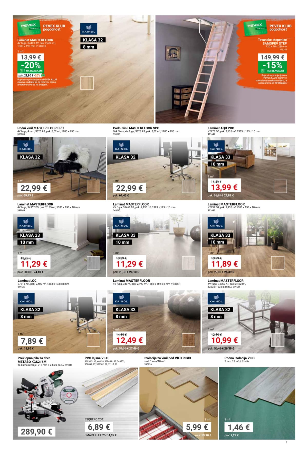 Stranica 7. Pevex kataloga - Gradnja Svibanj 2026.