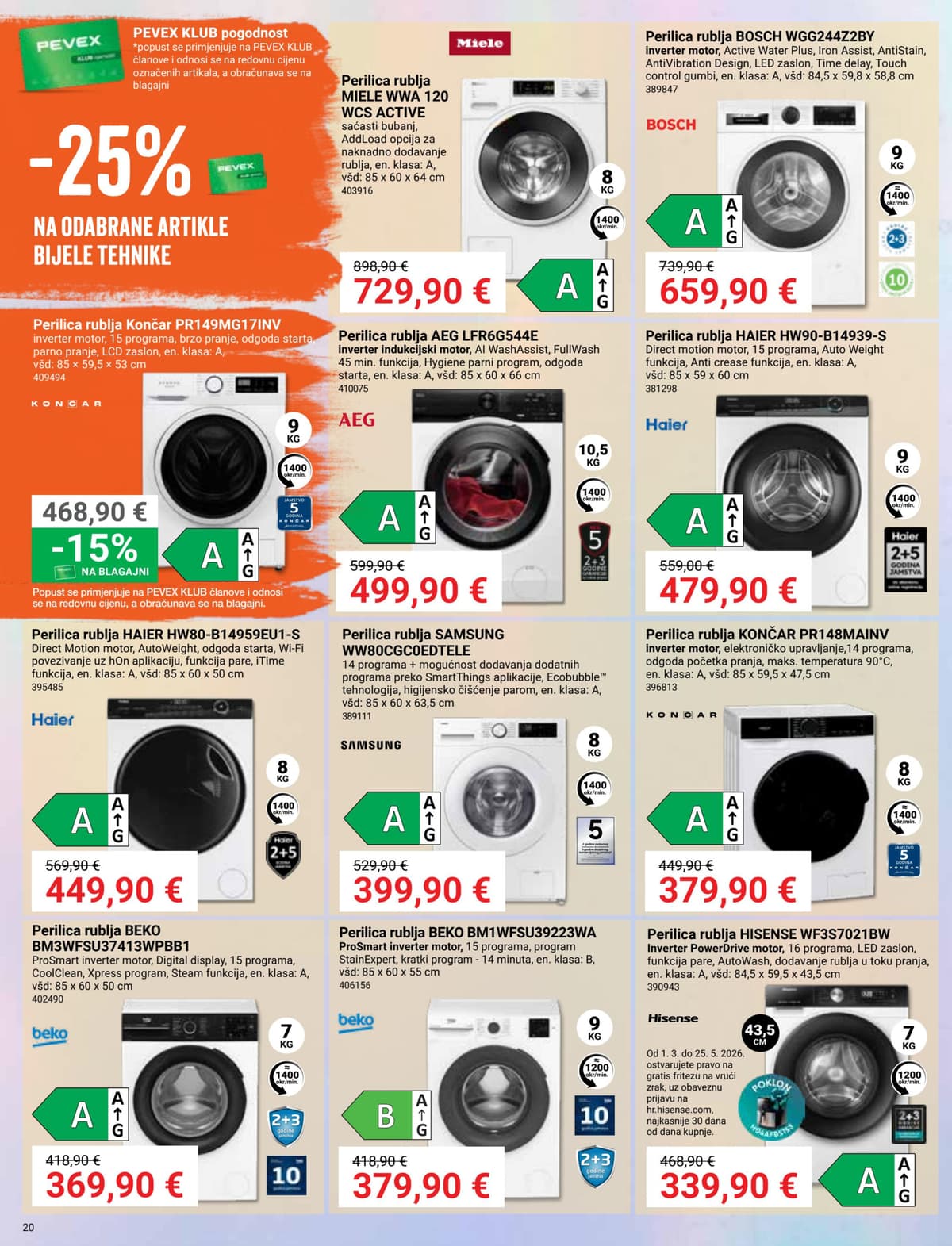 Stranica 20. Pevex kataloga - Svibanj 2026. od 30.04.2026.
