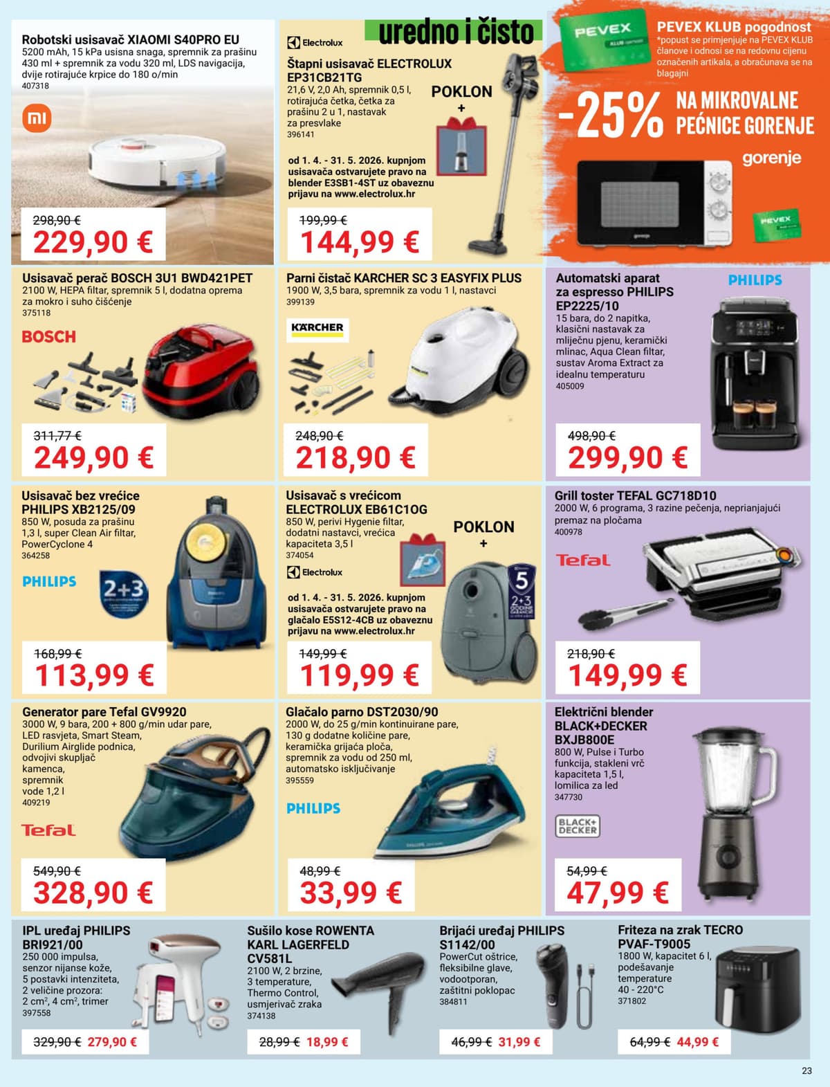 Stranica 23. Pevex kataloga - Svibanj 2026. od 30.04.2026.