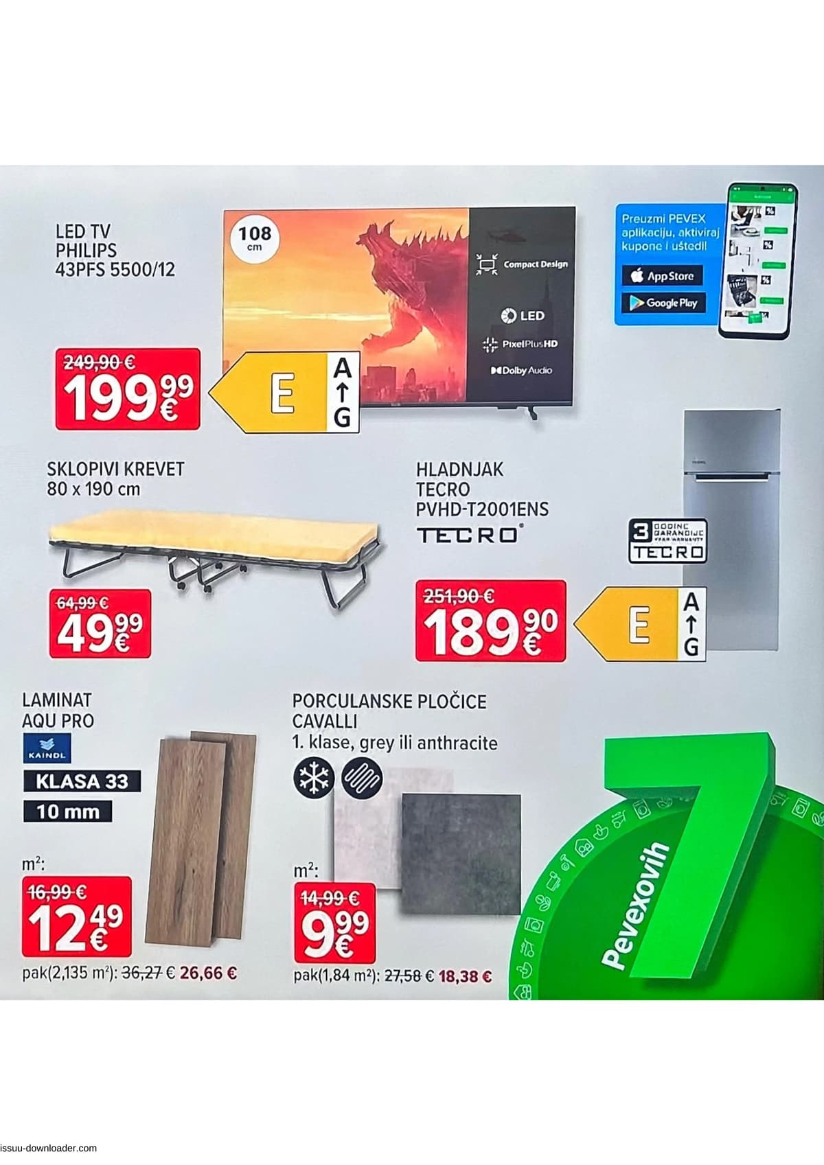 Stranica 2. Pevex kataloga - Pevexovih sedam