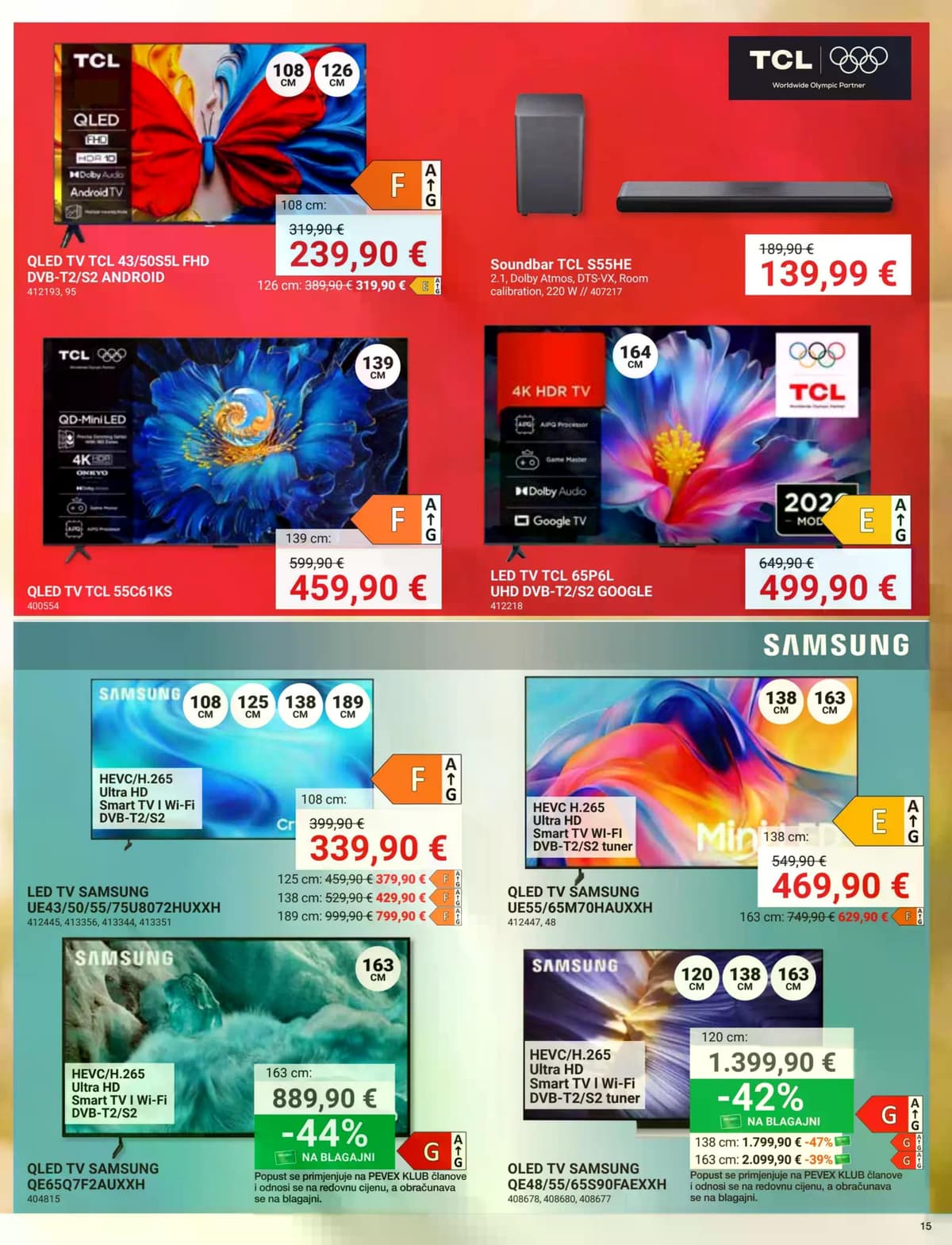 Stranica 15. Pevex kataloga - Rujan 2026. od 28.08.2026.