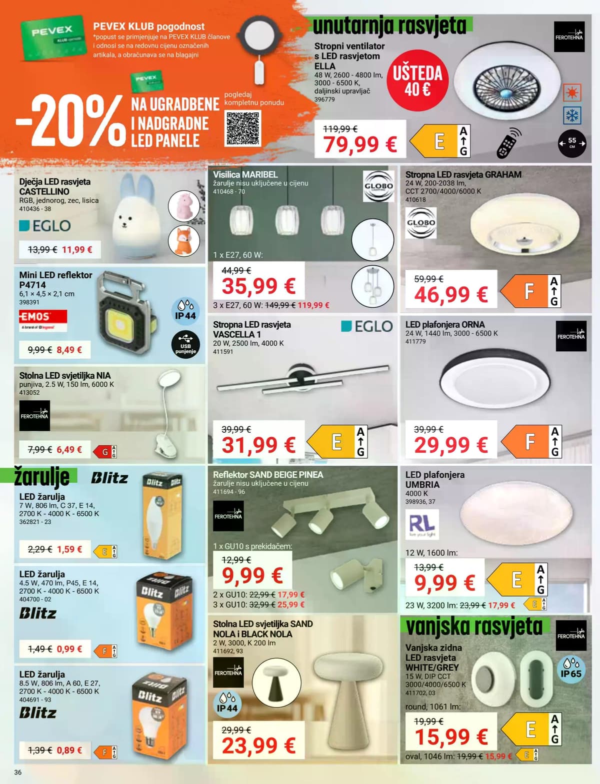Stranica 36. Pevex kataloga - Rujan 2026.