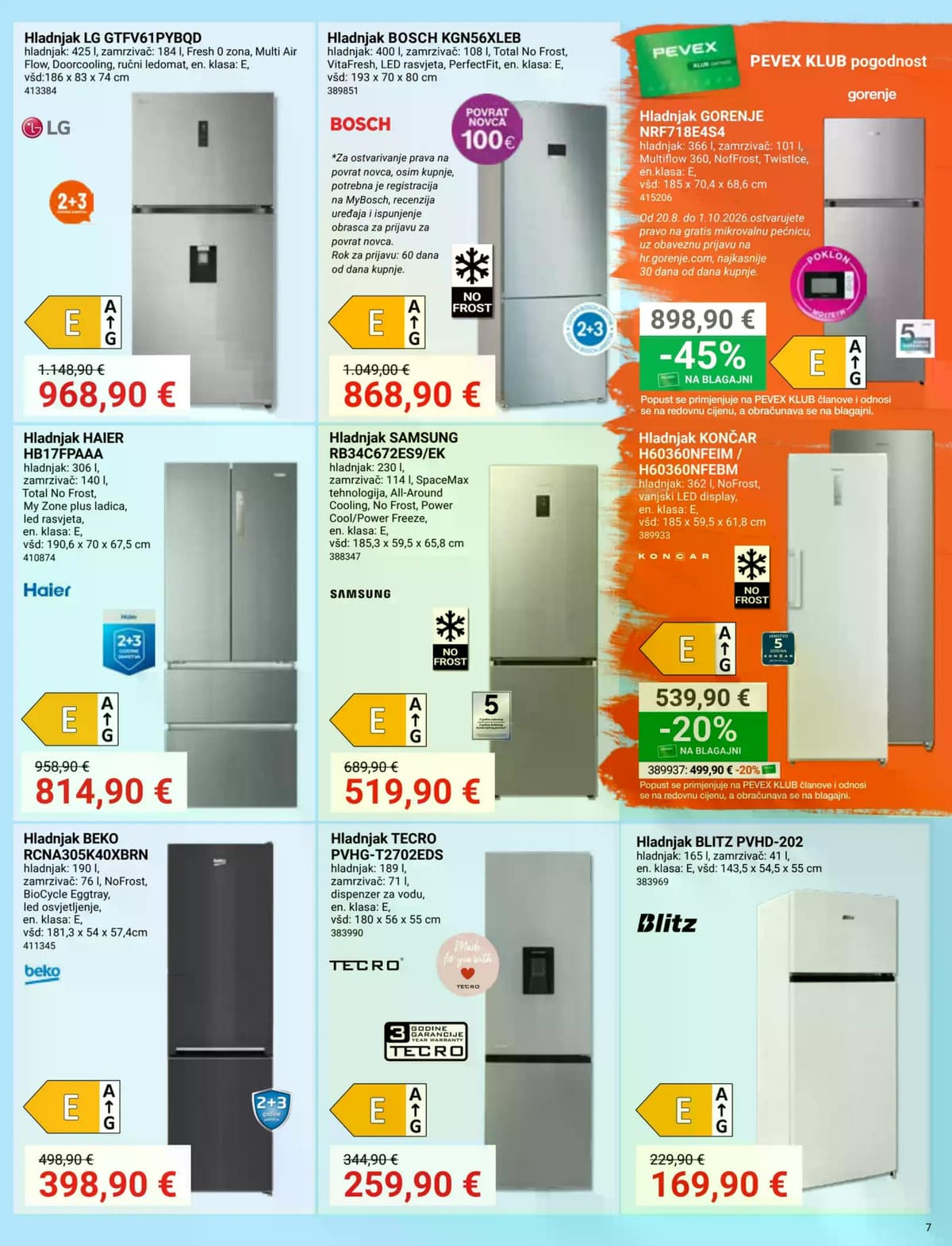 Stranica 7. Pevex kataloga - Listopad 2026 od 28.09.2026.