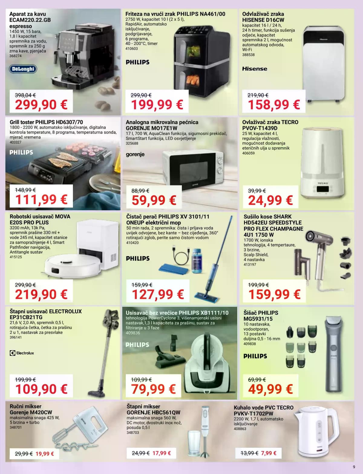 Stranica 9. Pevex kataloga - Listopad 2026 od 28.09.2026.