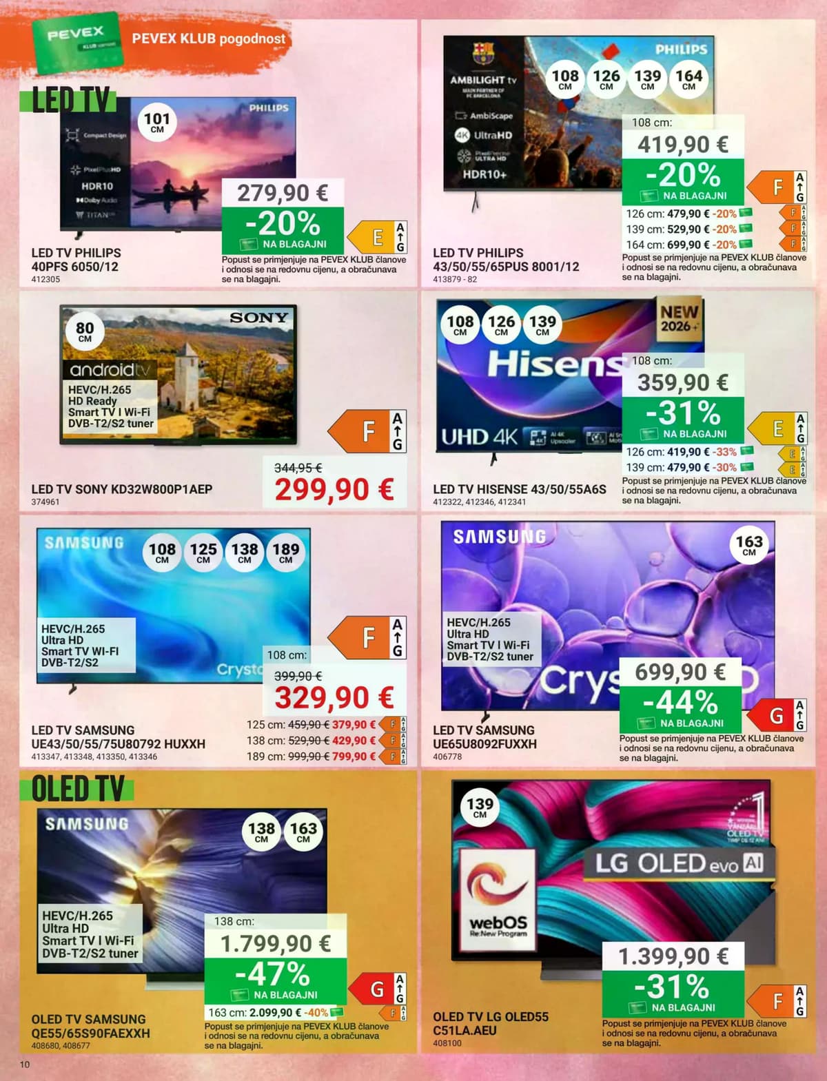 Stranica 10. Pevex kataloga - Listopad 2026 od 28.09.2026.
