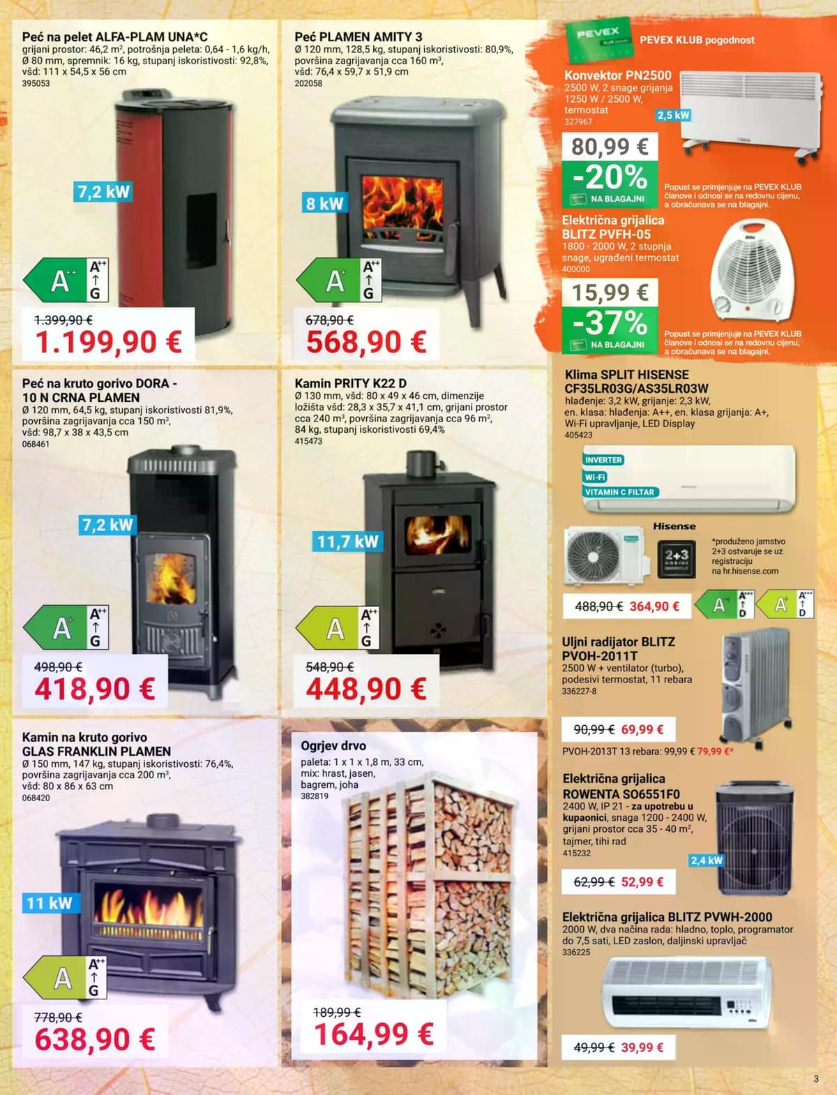 Stranica 3. Pevex kataloga - Akcijska Ponuda od 22.10.2026.