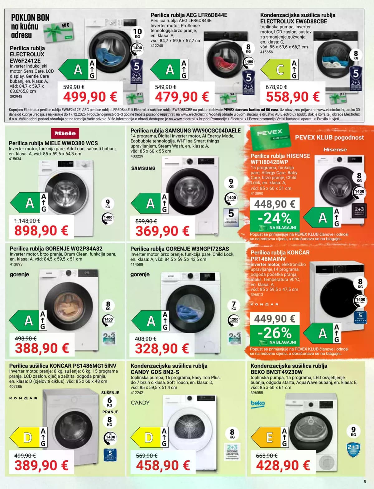 Stranica 5. Pevex kataloga - Akcijska Ponuda od 22.10.2026.