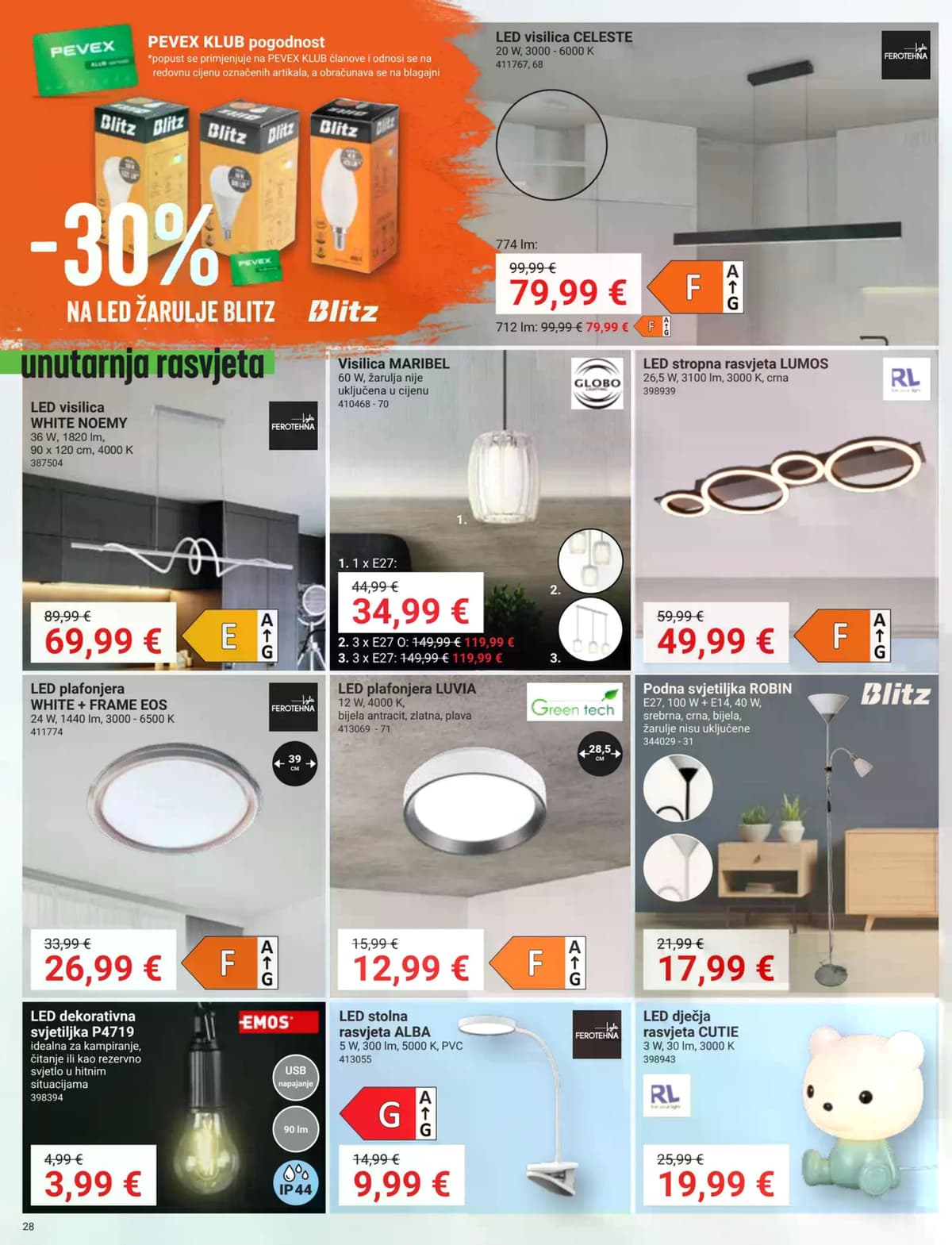 Stranica 28. Pevex kataloga - Akcijska Ponuda