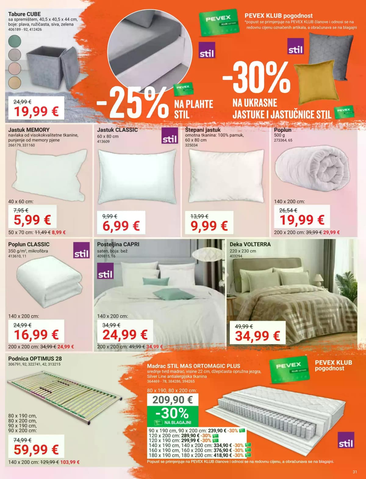 Stranica 31. Pevex kataloga - Akcijska Ponuda od 22.10.2026.