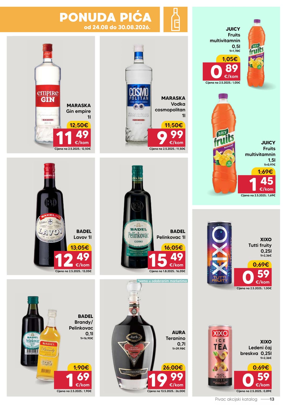 Stranica 13. Pivac kataloga - Tjedna Akcija od 23.08.2026.