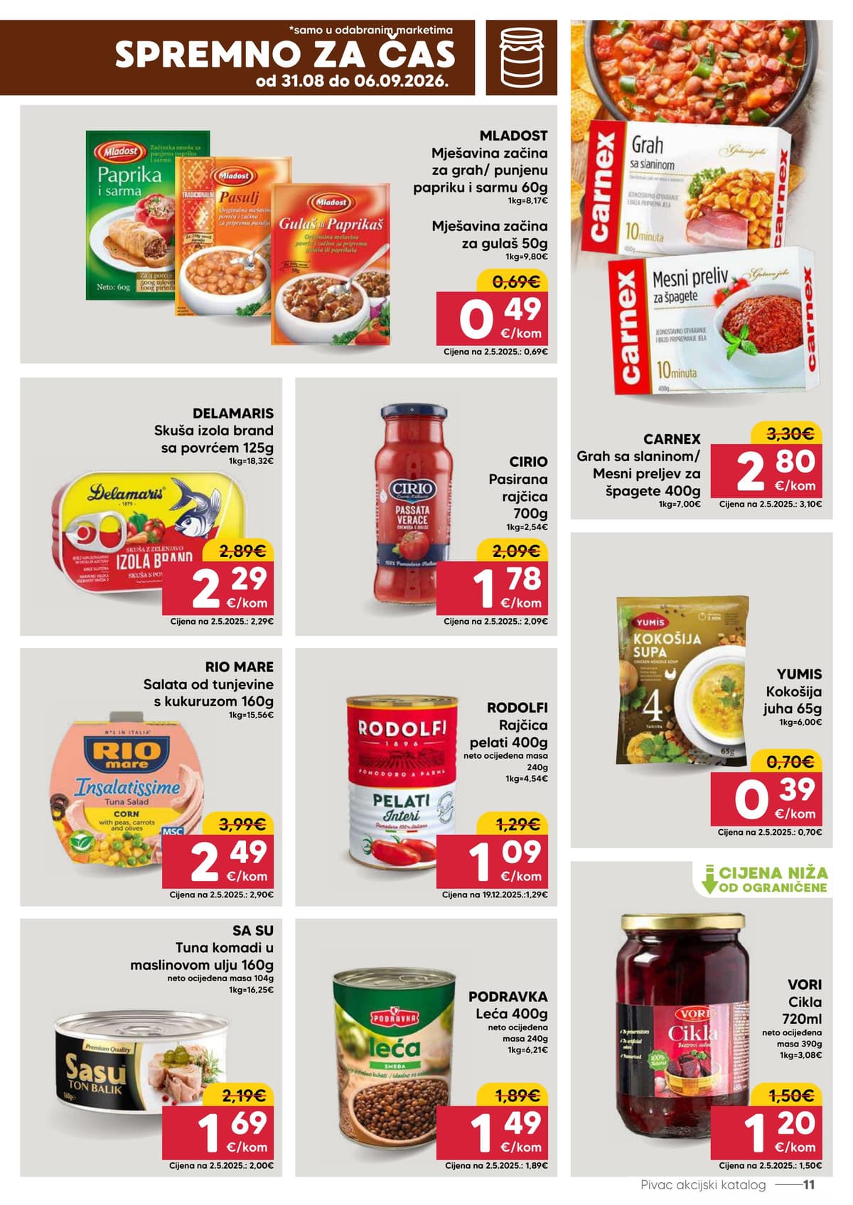 Stranica 11. Pivac kataloga - Tjedna Akcija od 28.08.2026.