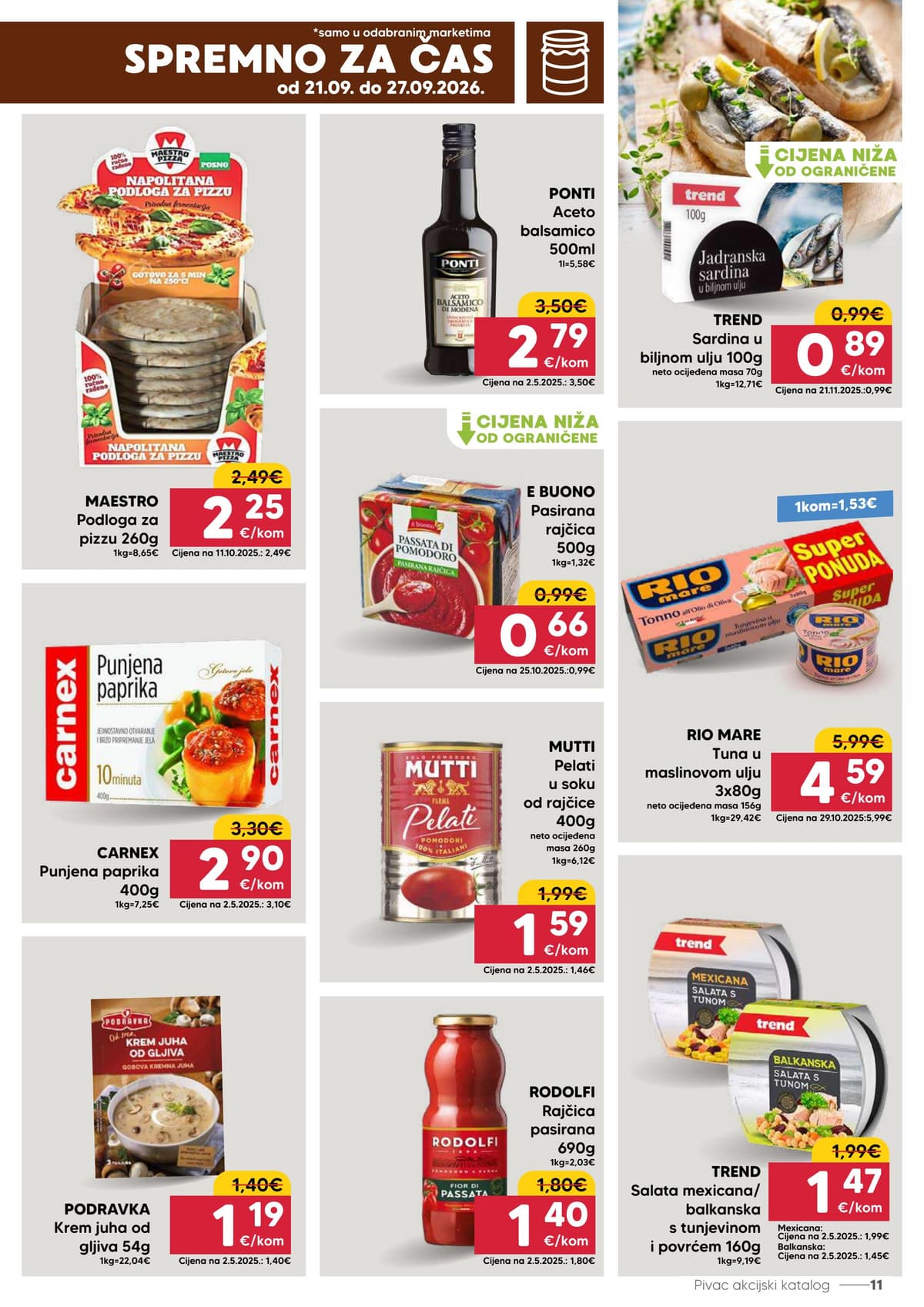 Stranica 11. Pivac kataloga - Tjedna Akcija od 20.09.2026.