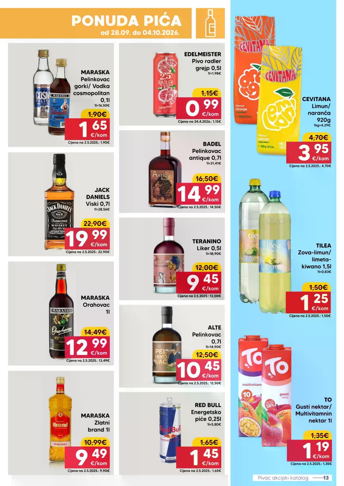 Stranica 13. Pivac kataloga - Tjedna Akcija od 28.09.2026.