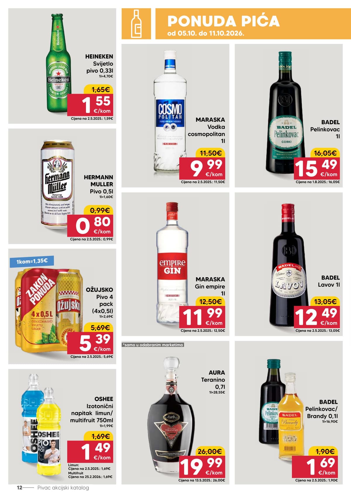 Stranica 12. Pivac kataloga - Tjedna Akcija od 16.10.2026.