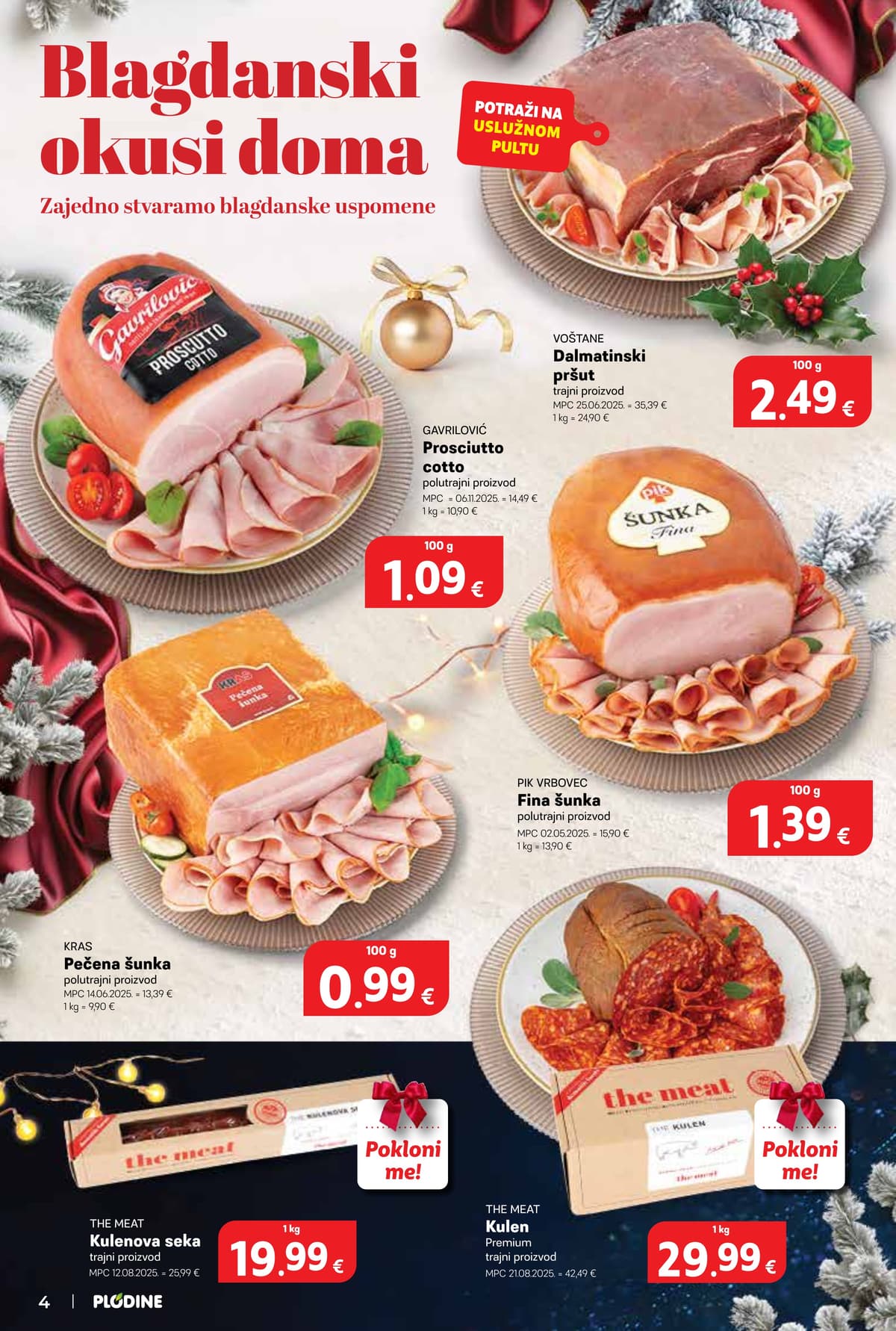 Stranica 4. Plodine kataloga - Blagdanske delicije