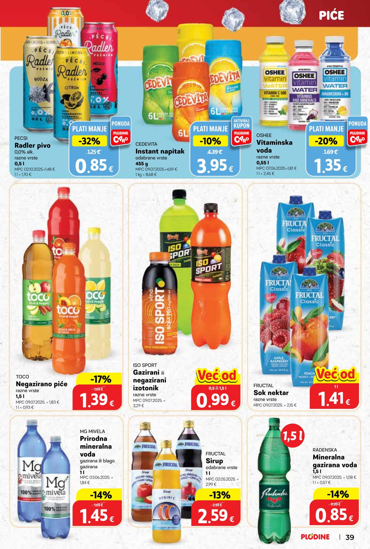 Stranica 39. Plodine kataloga - Akcijska ponuda od 27.02.2026.