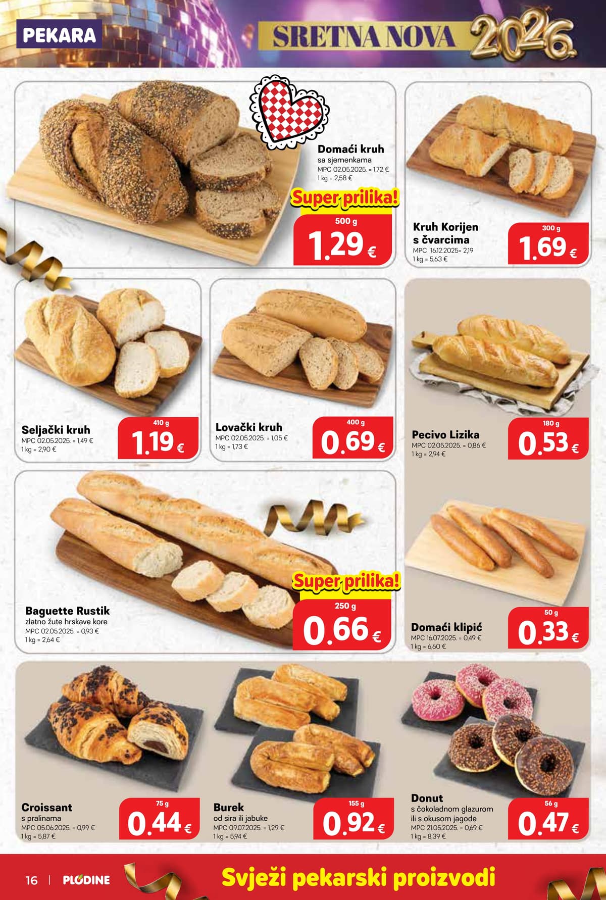 Stranica 16. Plodine kataloga - Prehrambeni proizvodi od 27.02.2026.