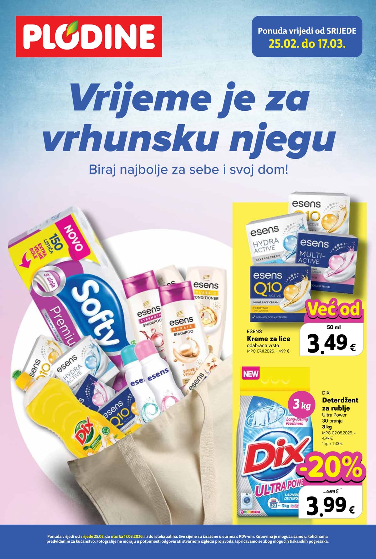 Stranica 1. Plodine kataloga - Vrijeme je za Vrhunsku Njegu