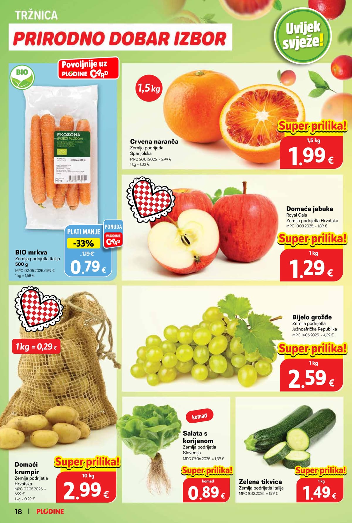Stranica 18. Plodine kataloga - Tjedna Akcija od 15.03.2026.