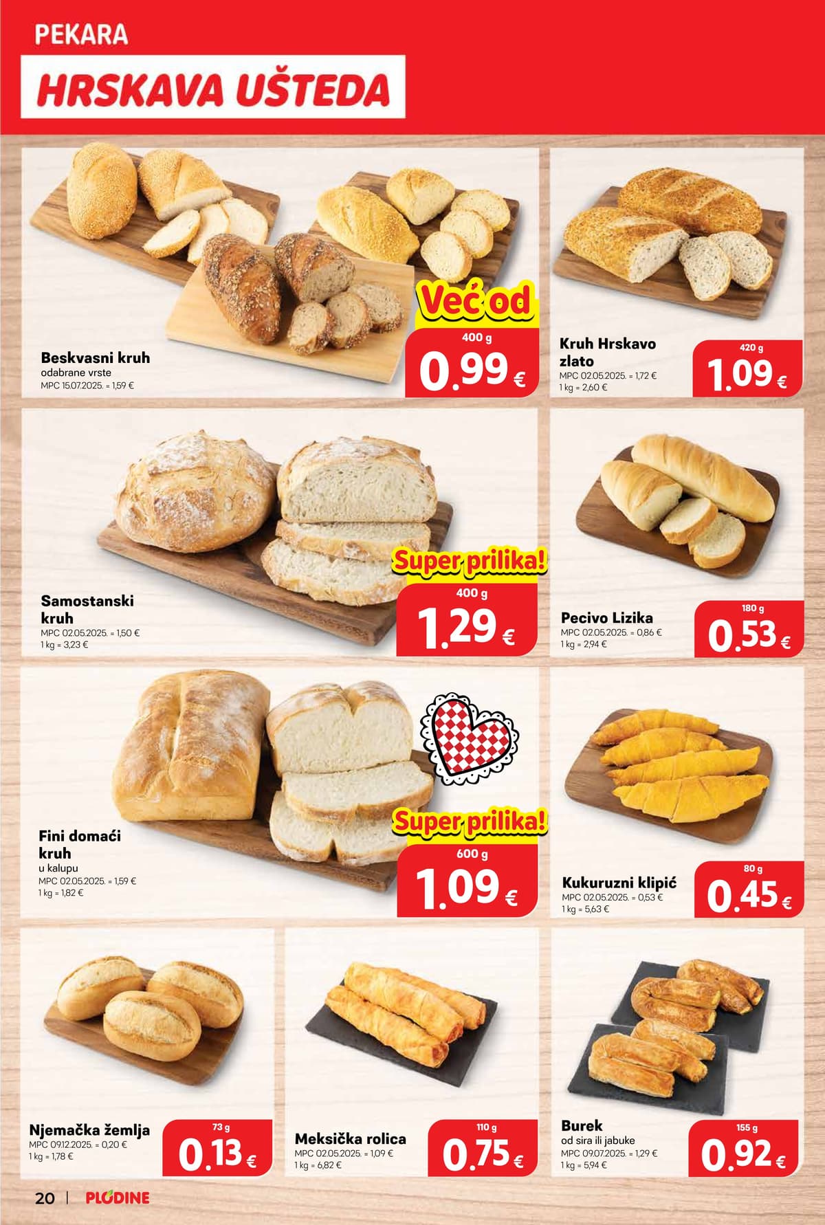 Stranica 20. Plodine kataloga - Tjedna Akcija od 15.03.2026.