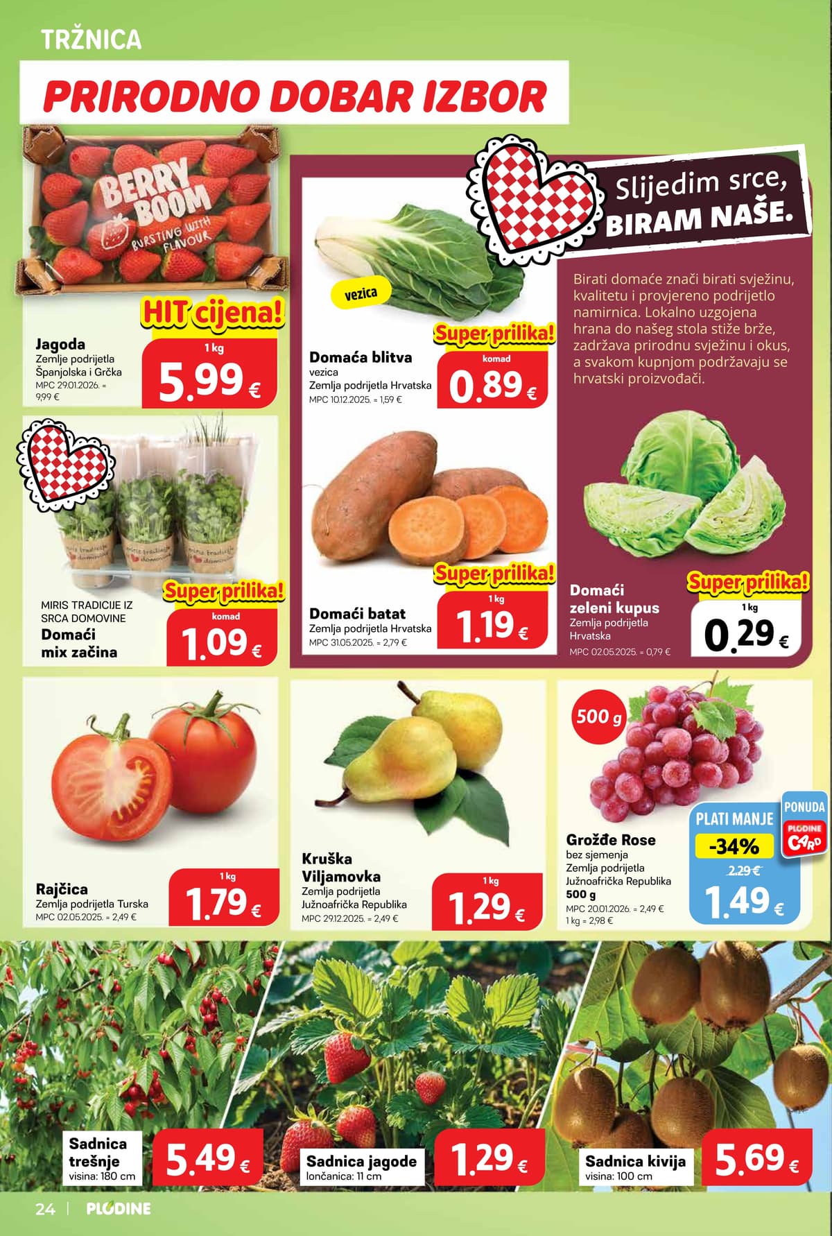 Stranica 24. Plodine kataloga - Tjedna Akcija od 15.03.2026.
